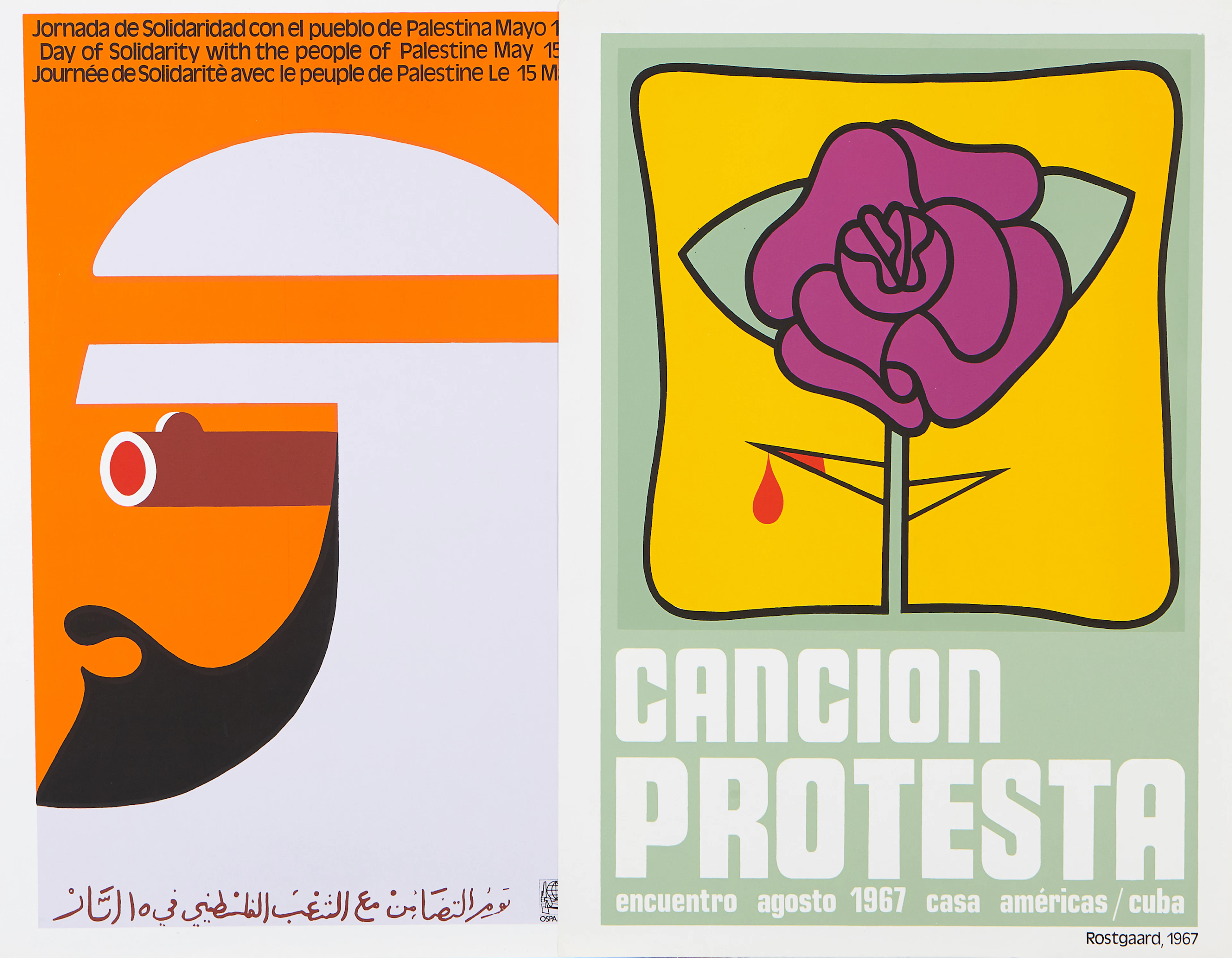 Cuba manifest 20 serigrafier