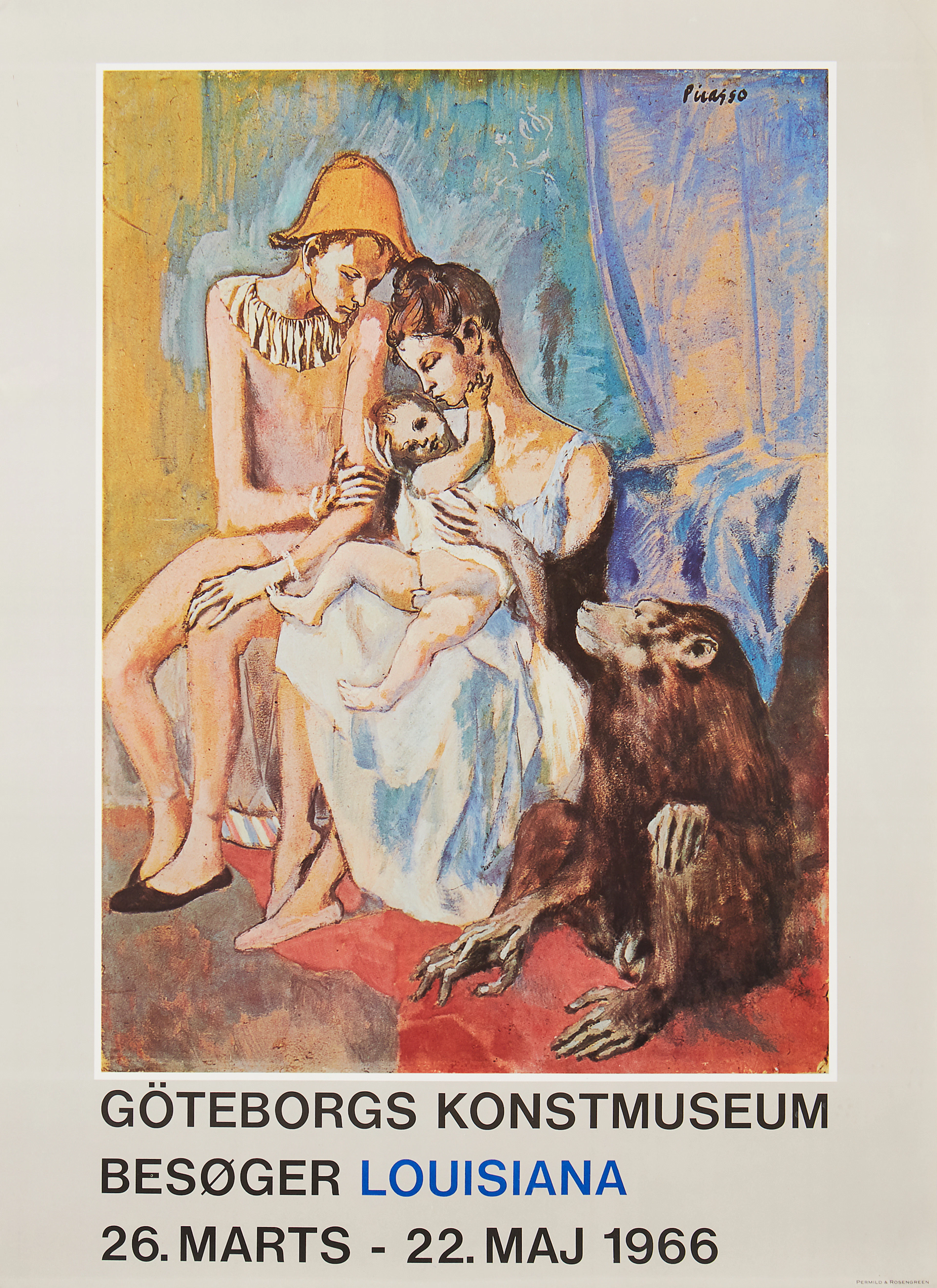 Pablo Picasso utställningsaffisch