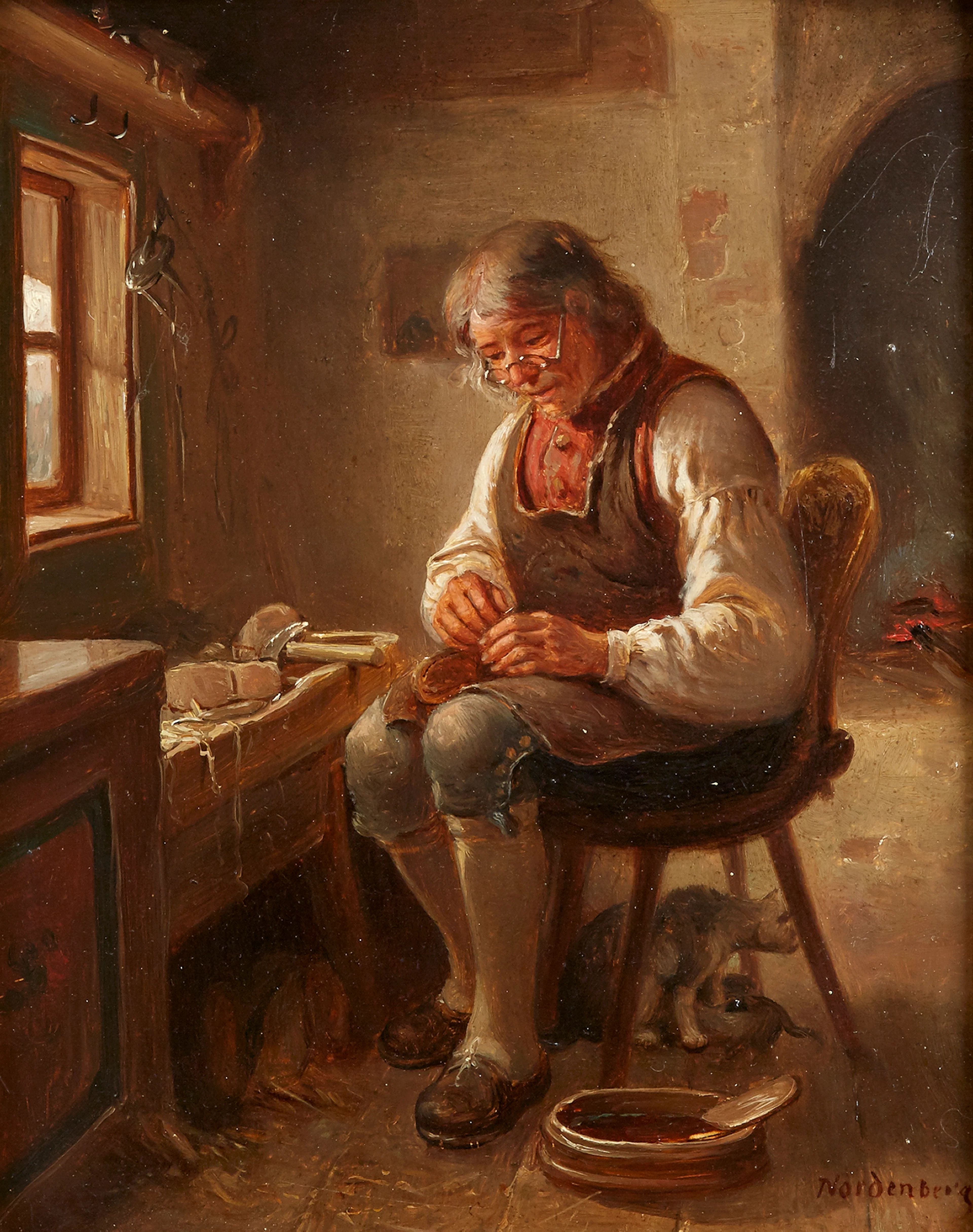 Bengt Nordenberg oljemålning