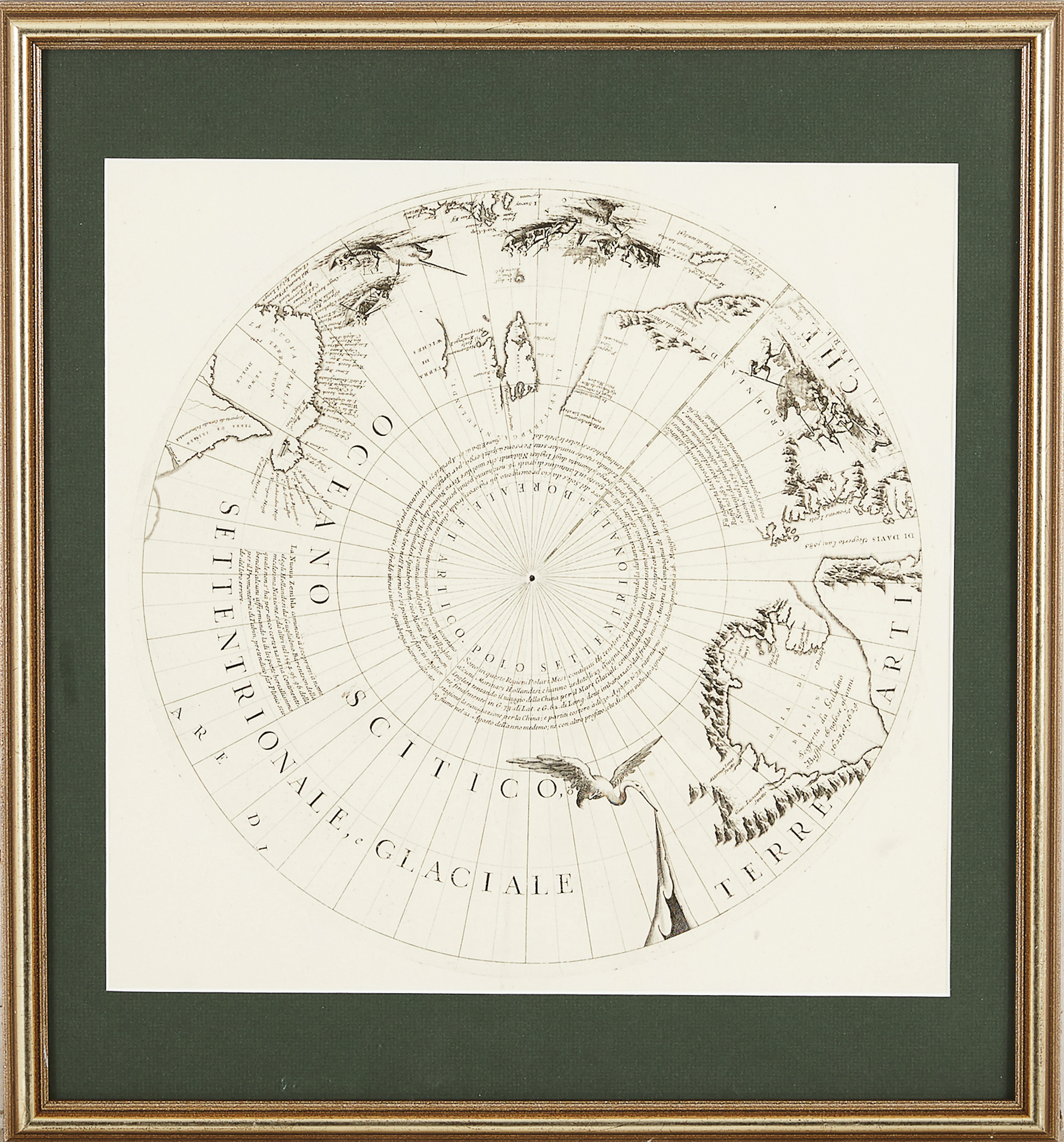 Coronelli North pole ca 1690