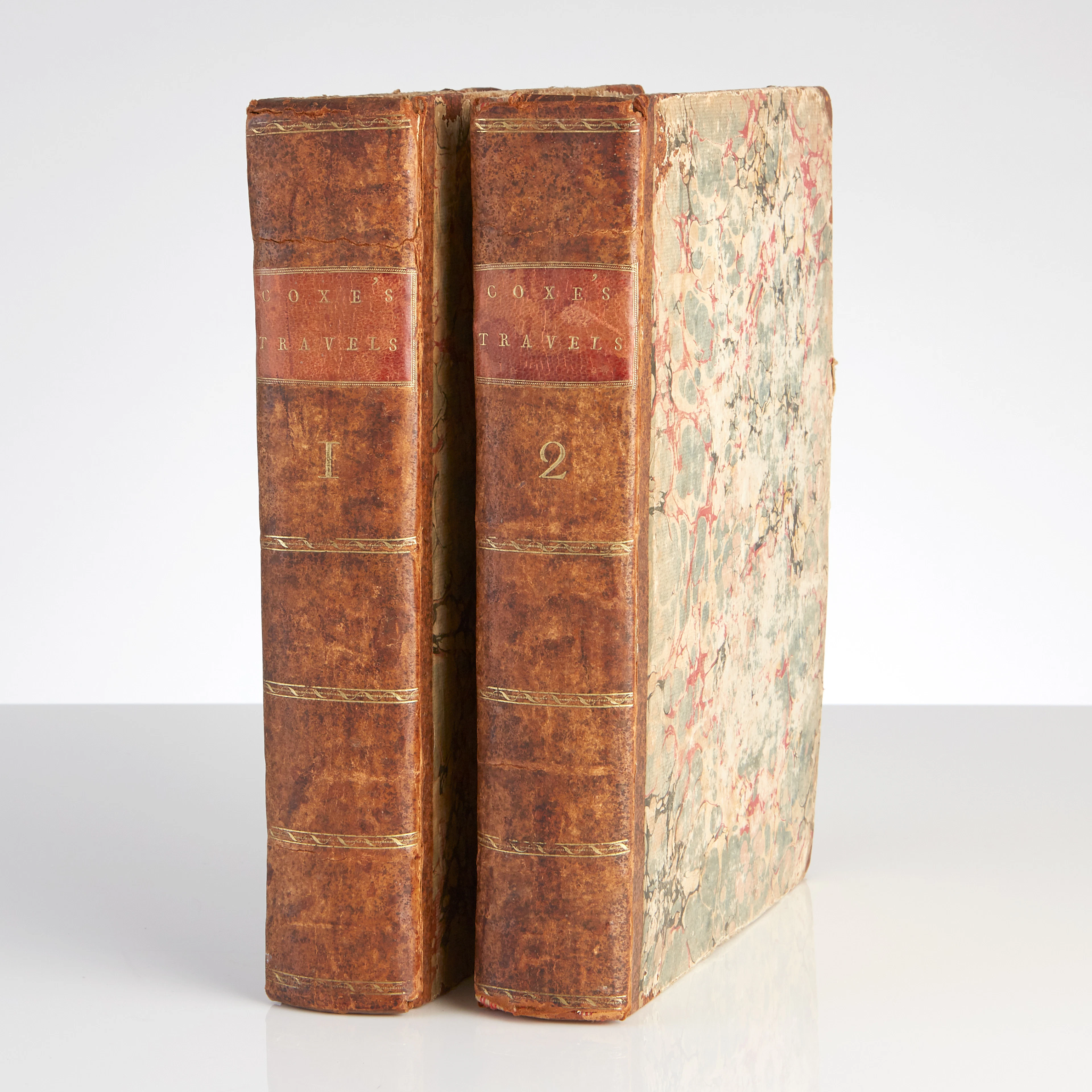 First edition of Coxe's Travels into Poland 2 vol.