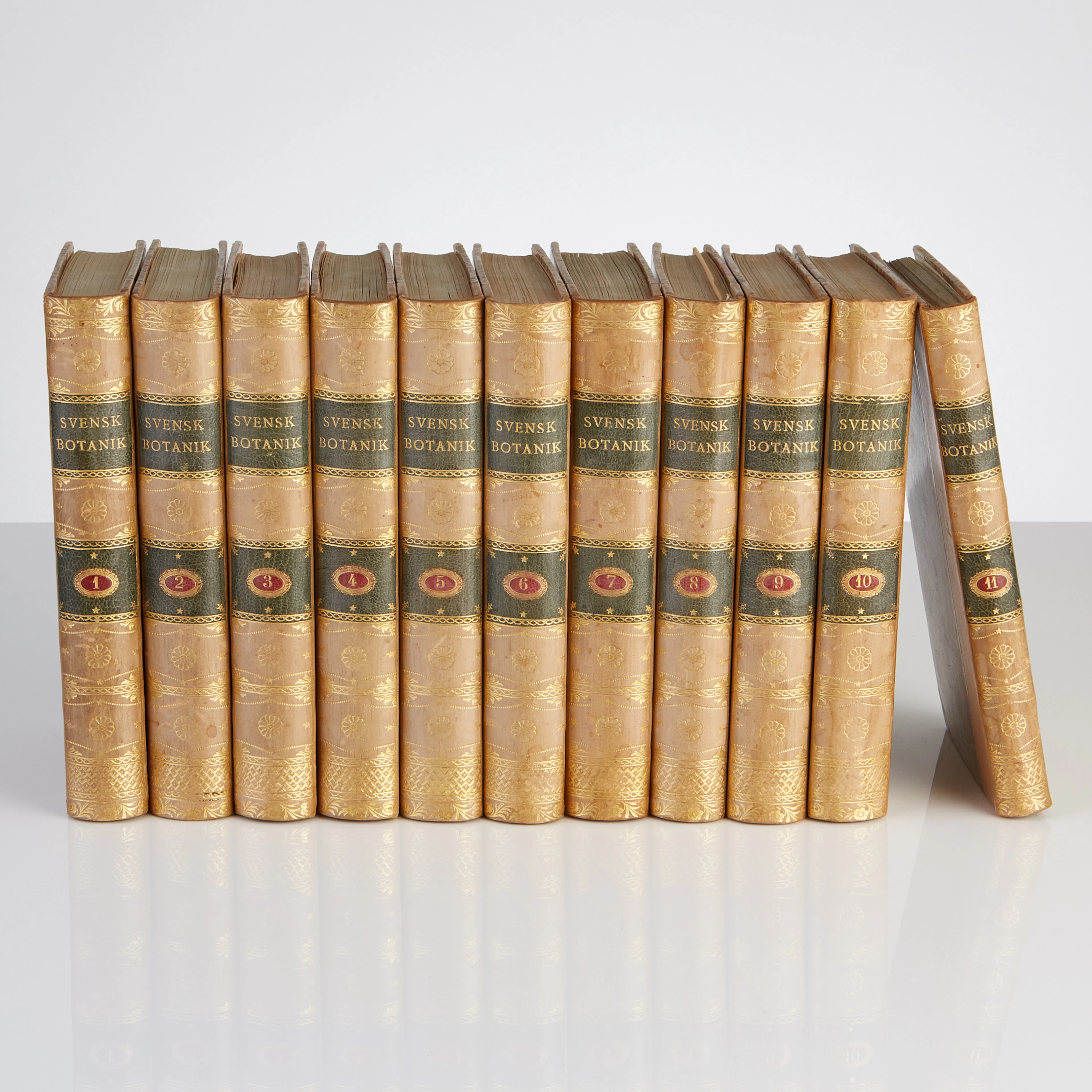 Palmstruch Svensk botanik complete 11 volumes