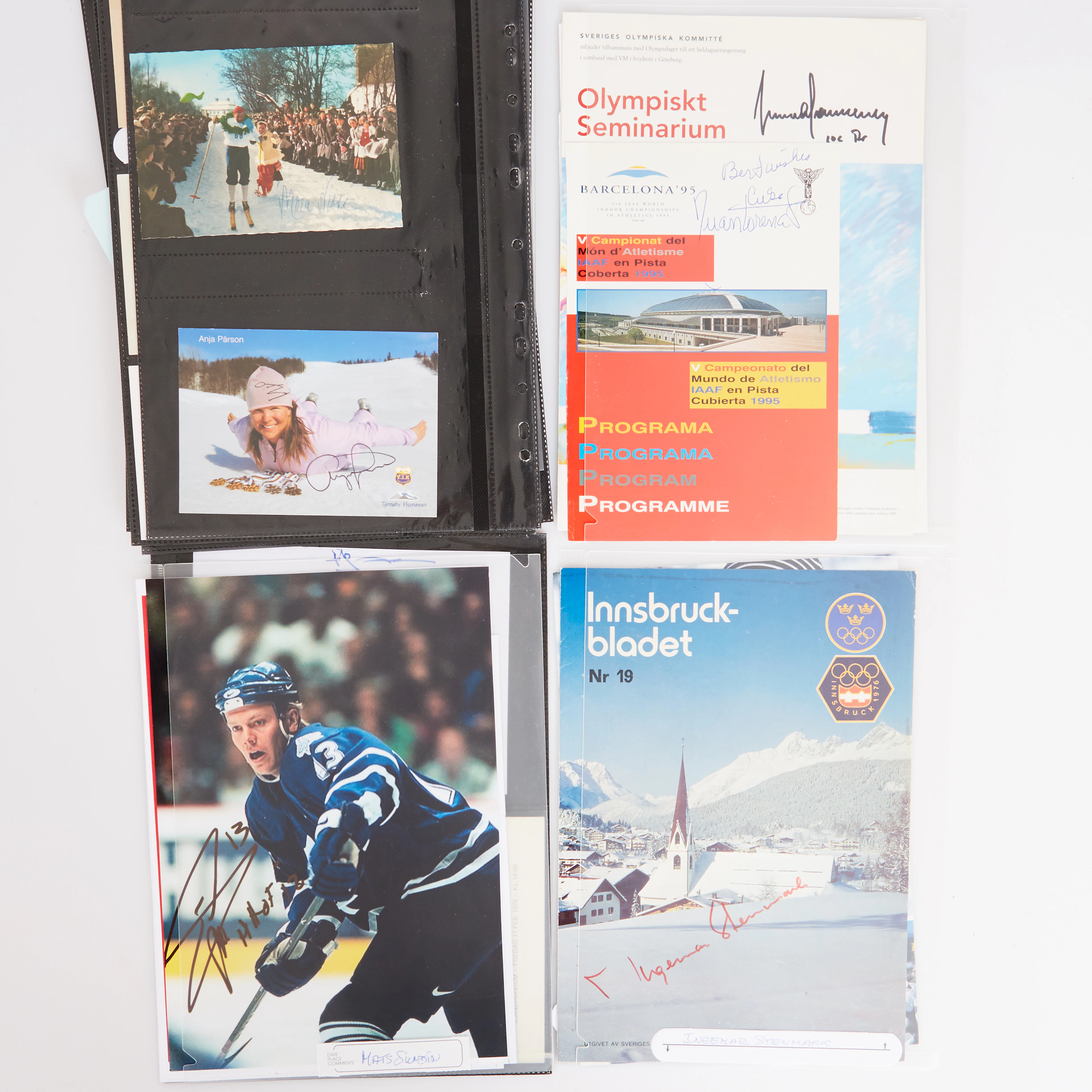 Autografsamling Sport