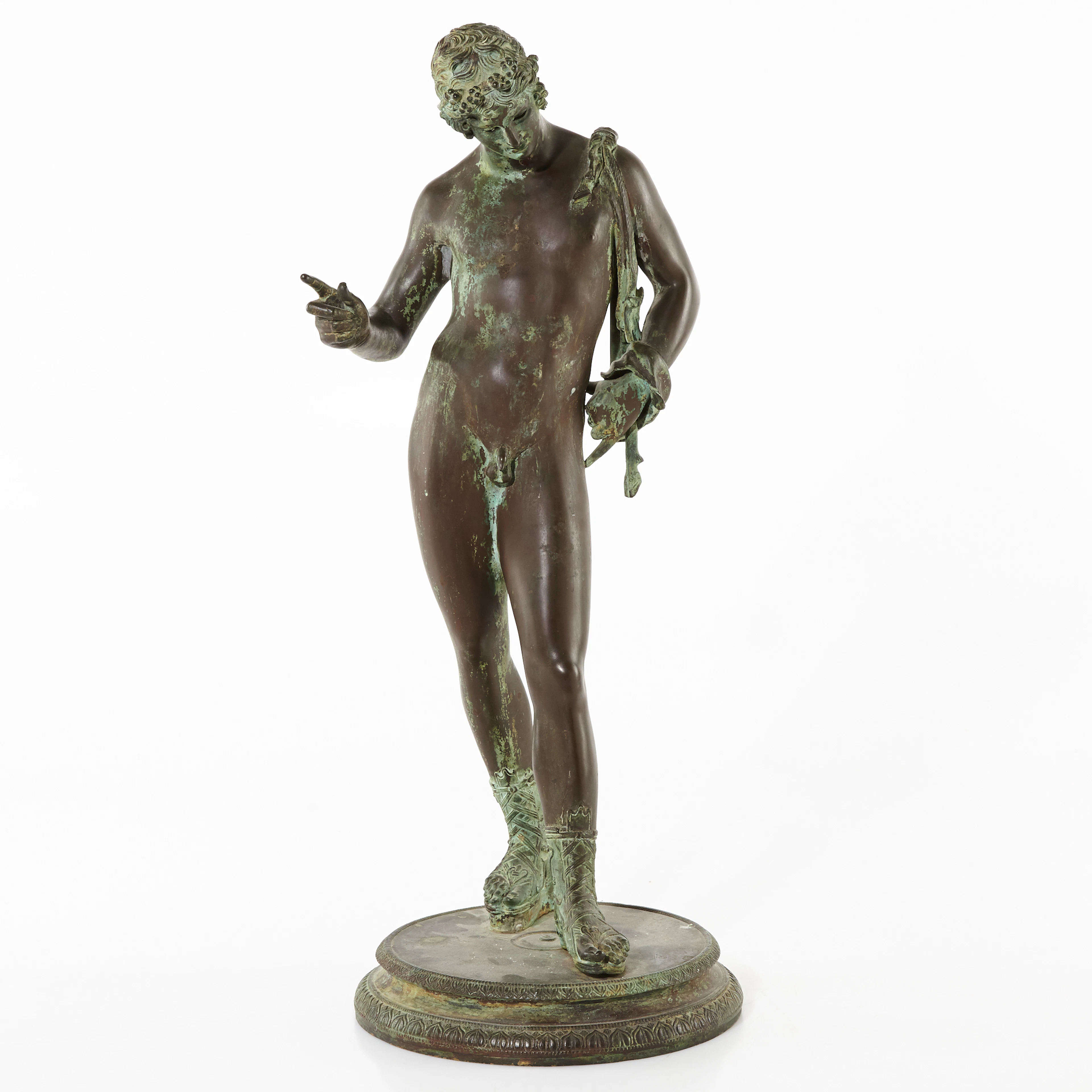 Narcissus skulptur 1800-tal