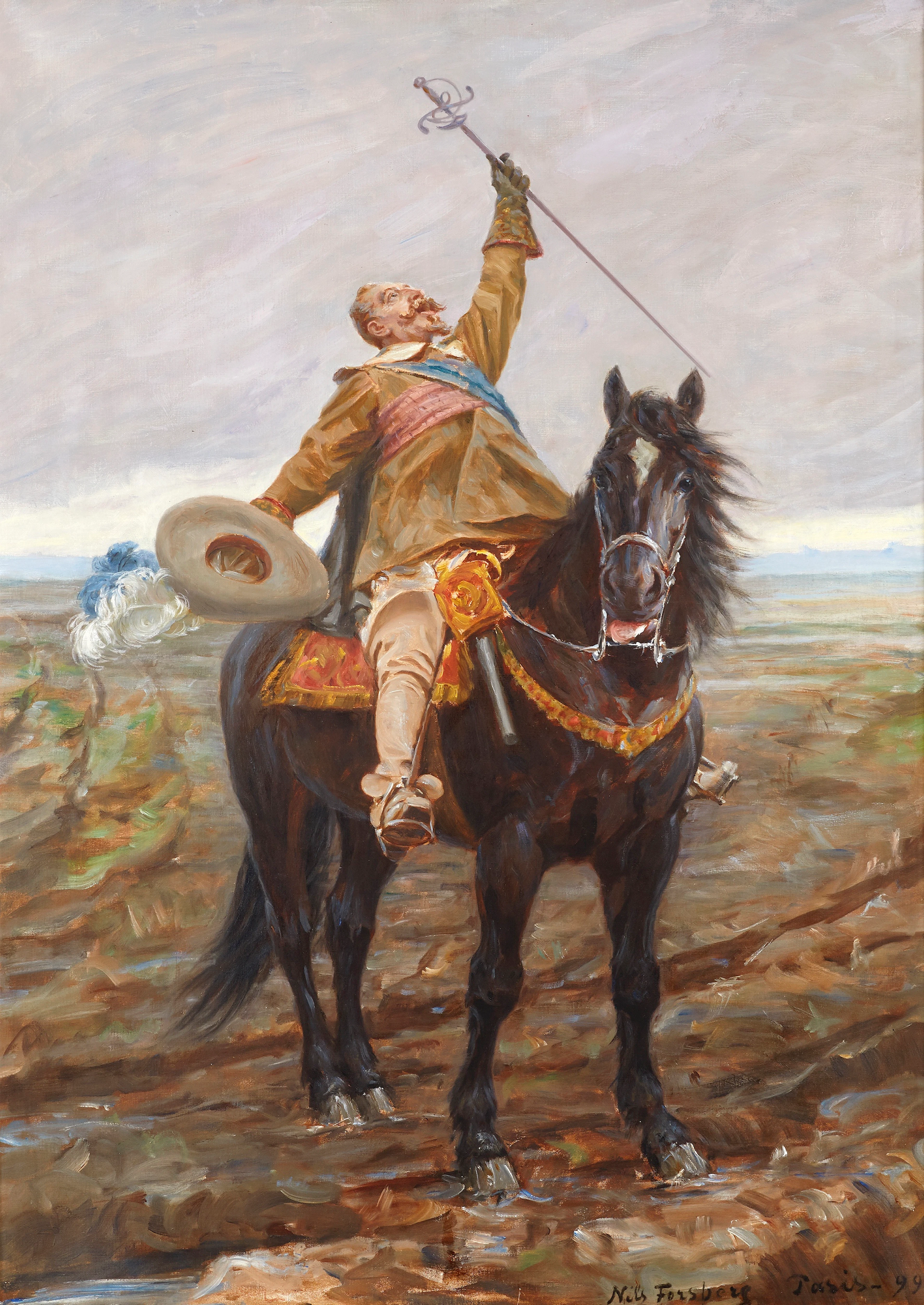 Nils Forsberg oljemålning