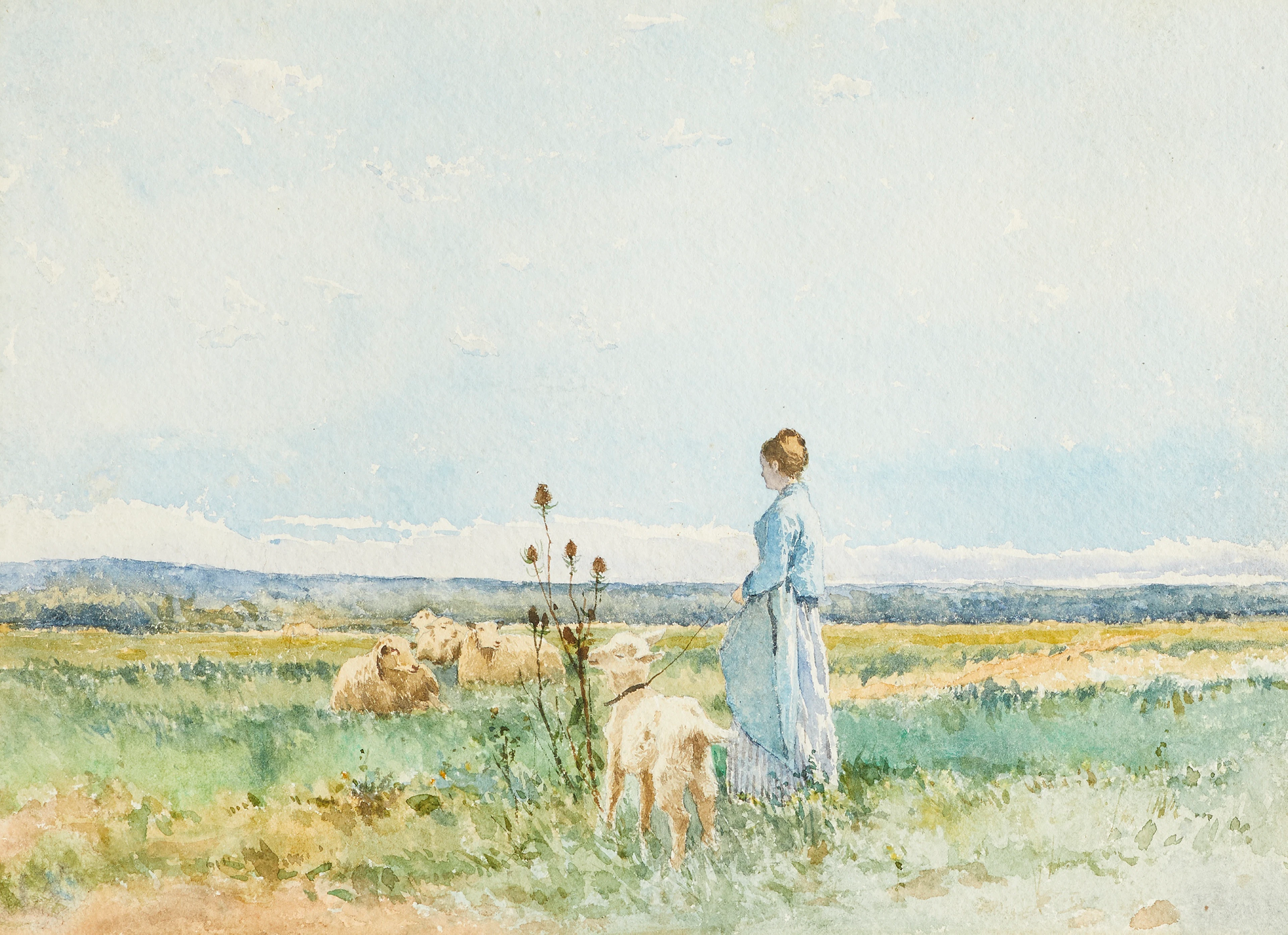 Emma Löwstädt-Chadwick akvarell