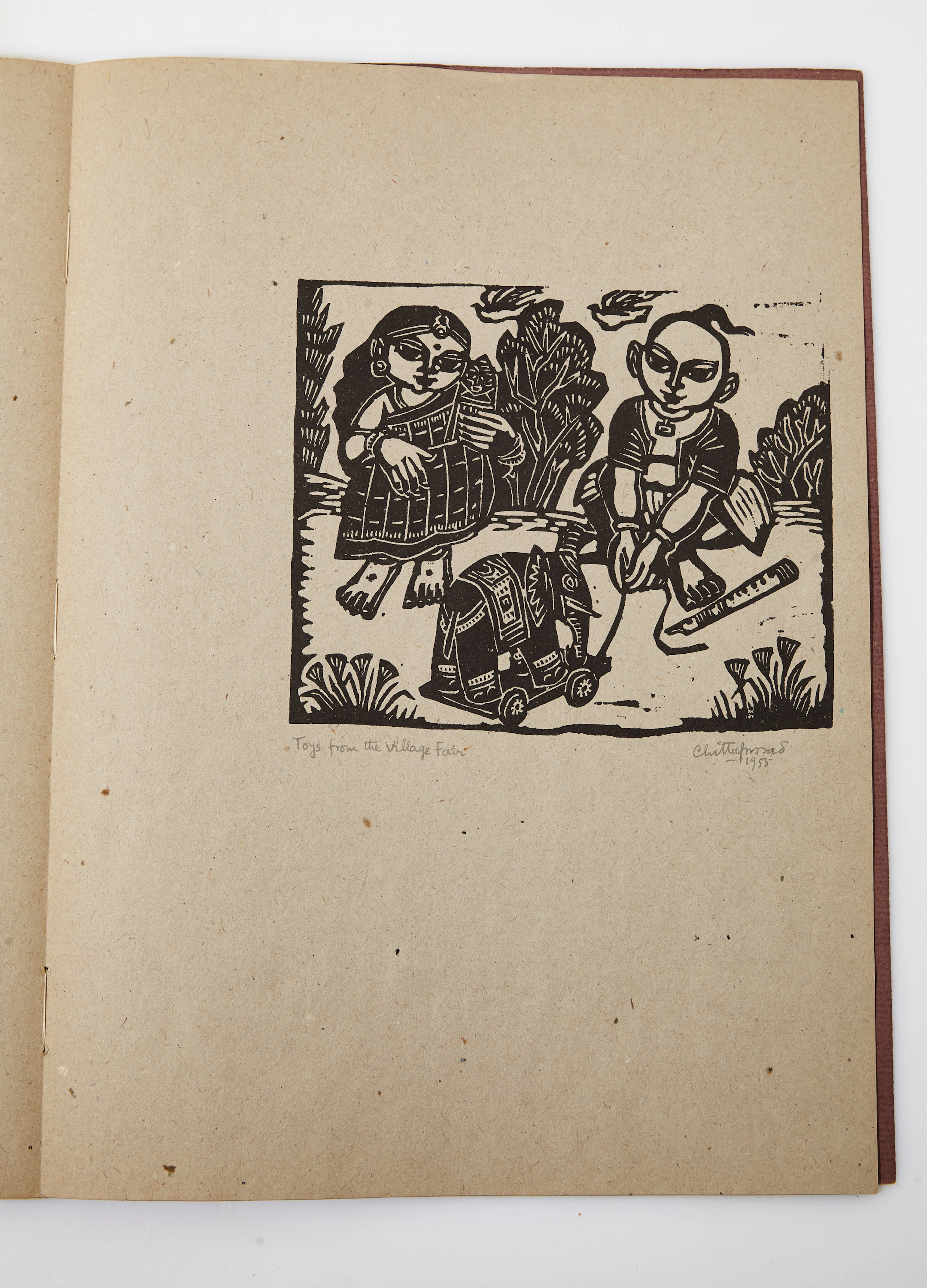 Chittaprosad with four woodcuts 1955