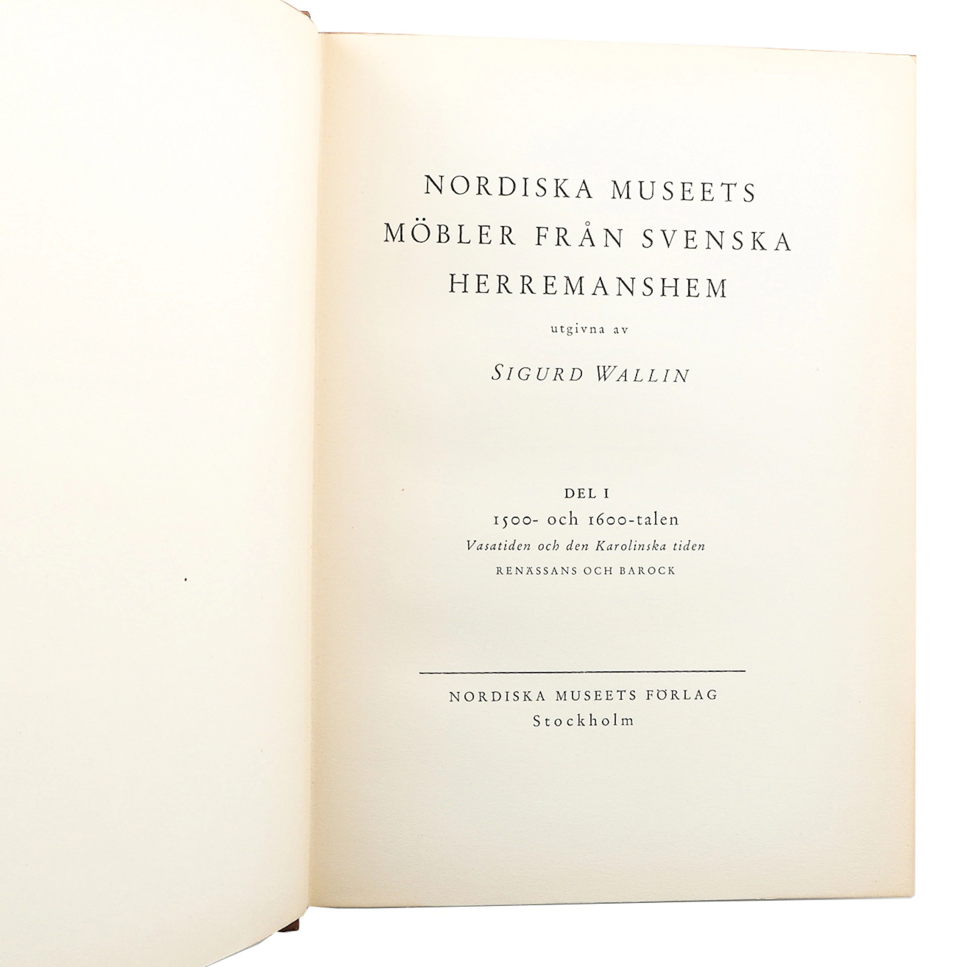 Sigurd Wallin Möbler från svenska herremanshem