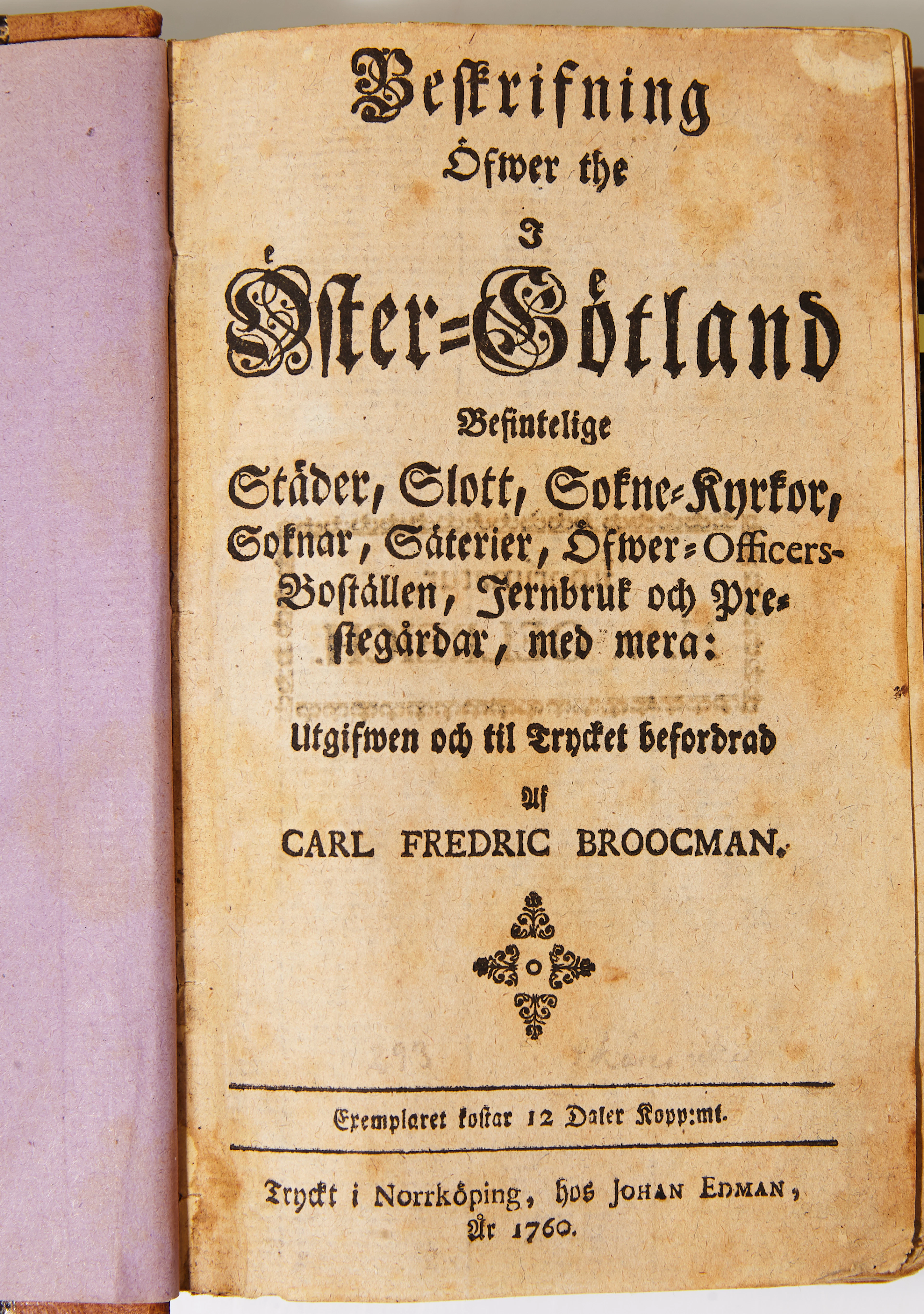 Östergötland 1760
