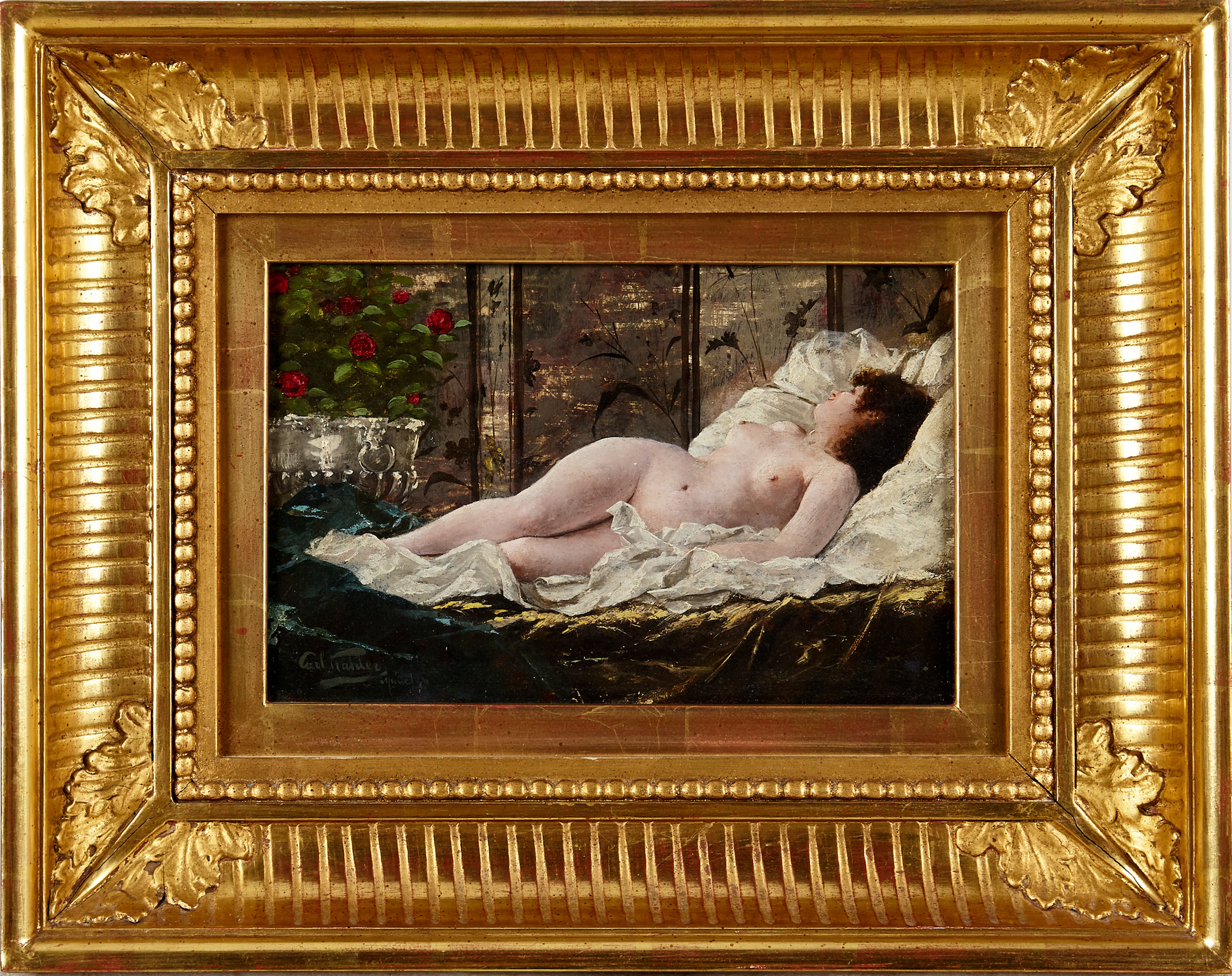 Carl Kahler oljemålning