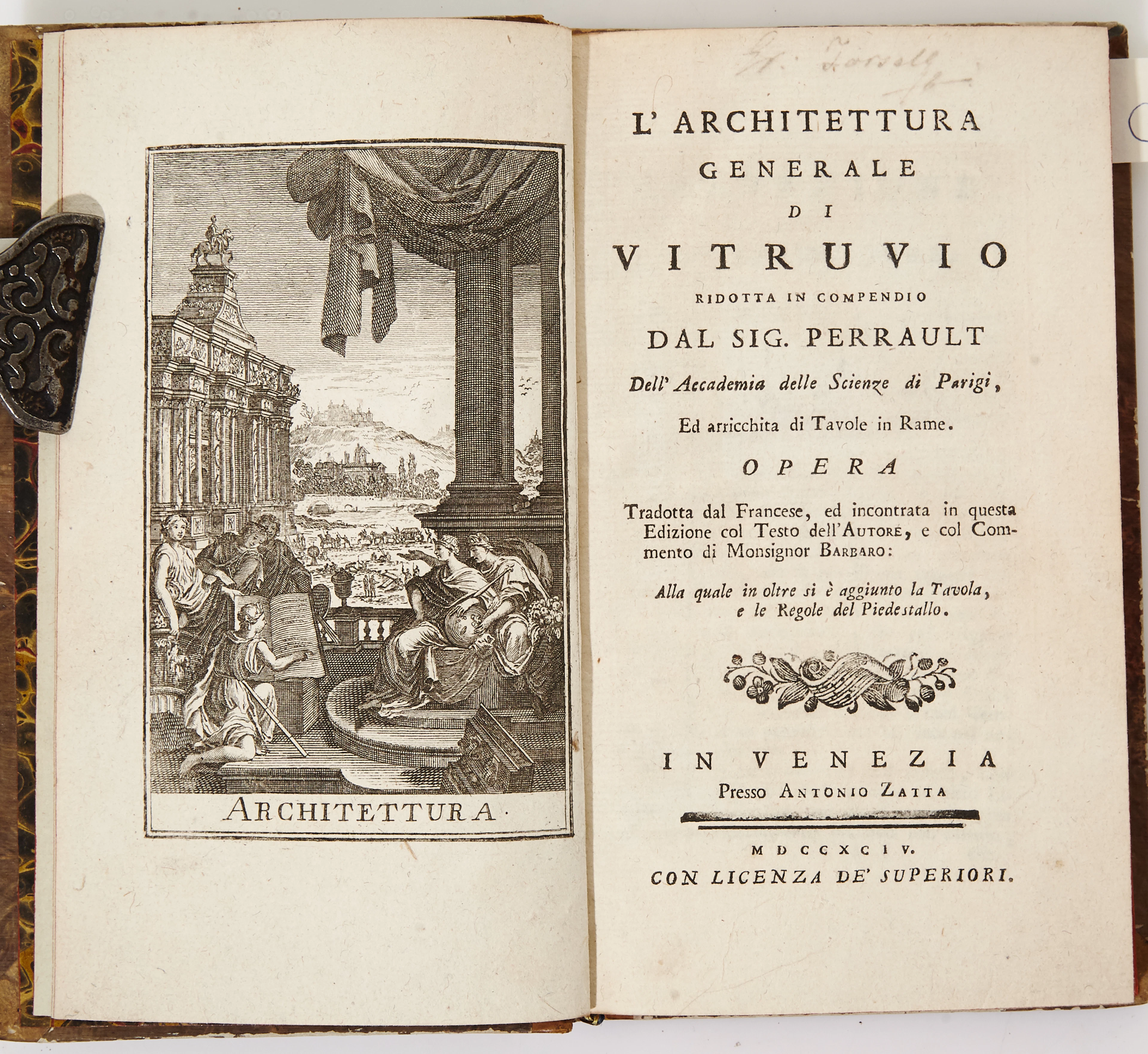 Perrault on Vitruvius 1794