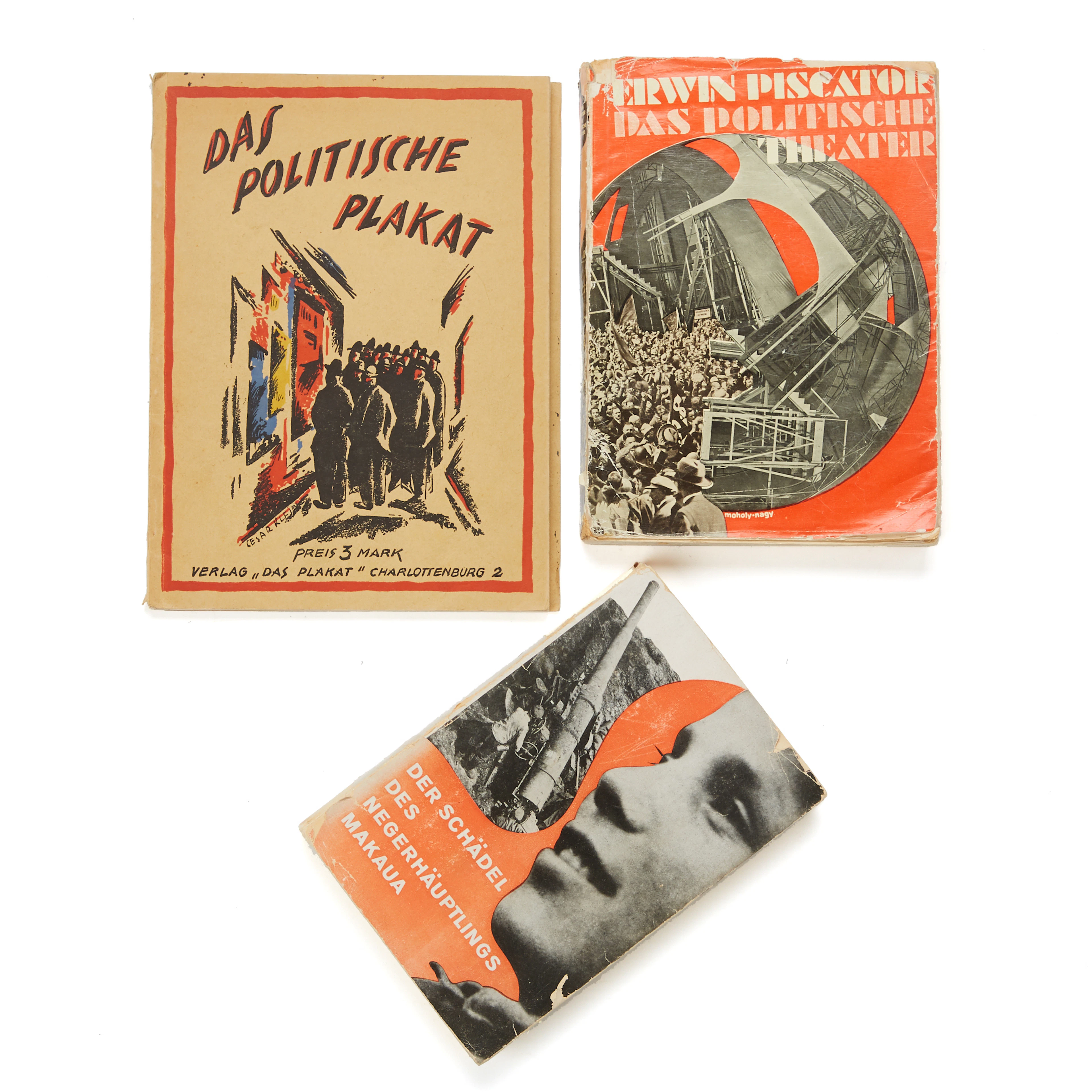 Piscator Moholy Nagy and Politische Plakat 3 vol.