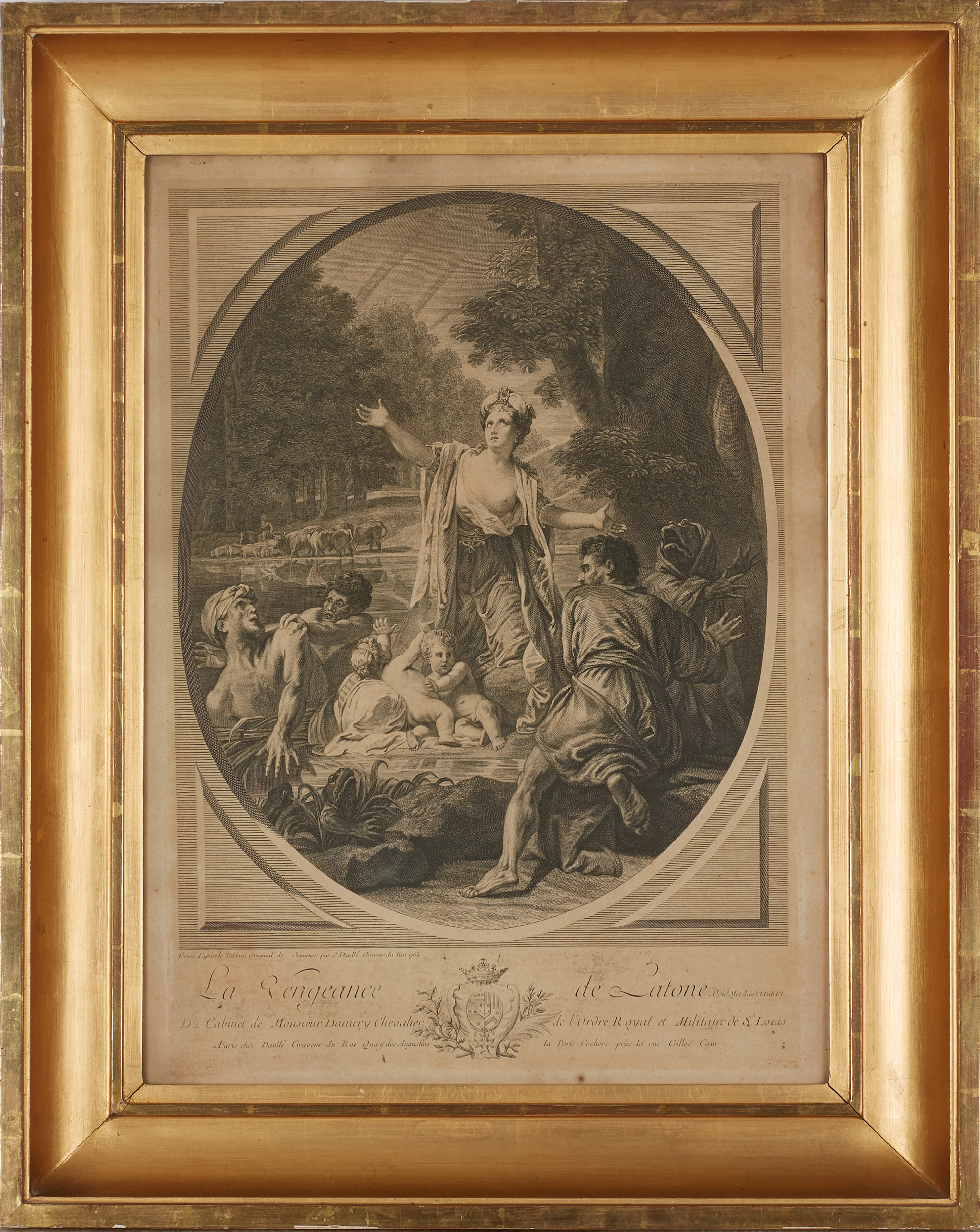 Koppartryck efter Jean-Baptiste Oudry