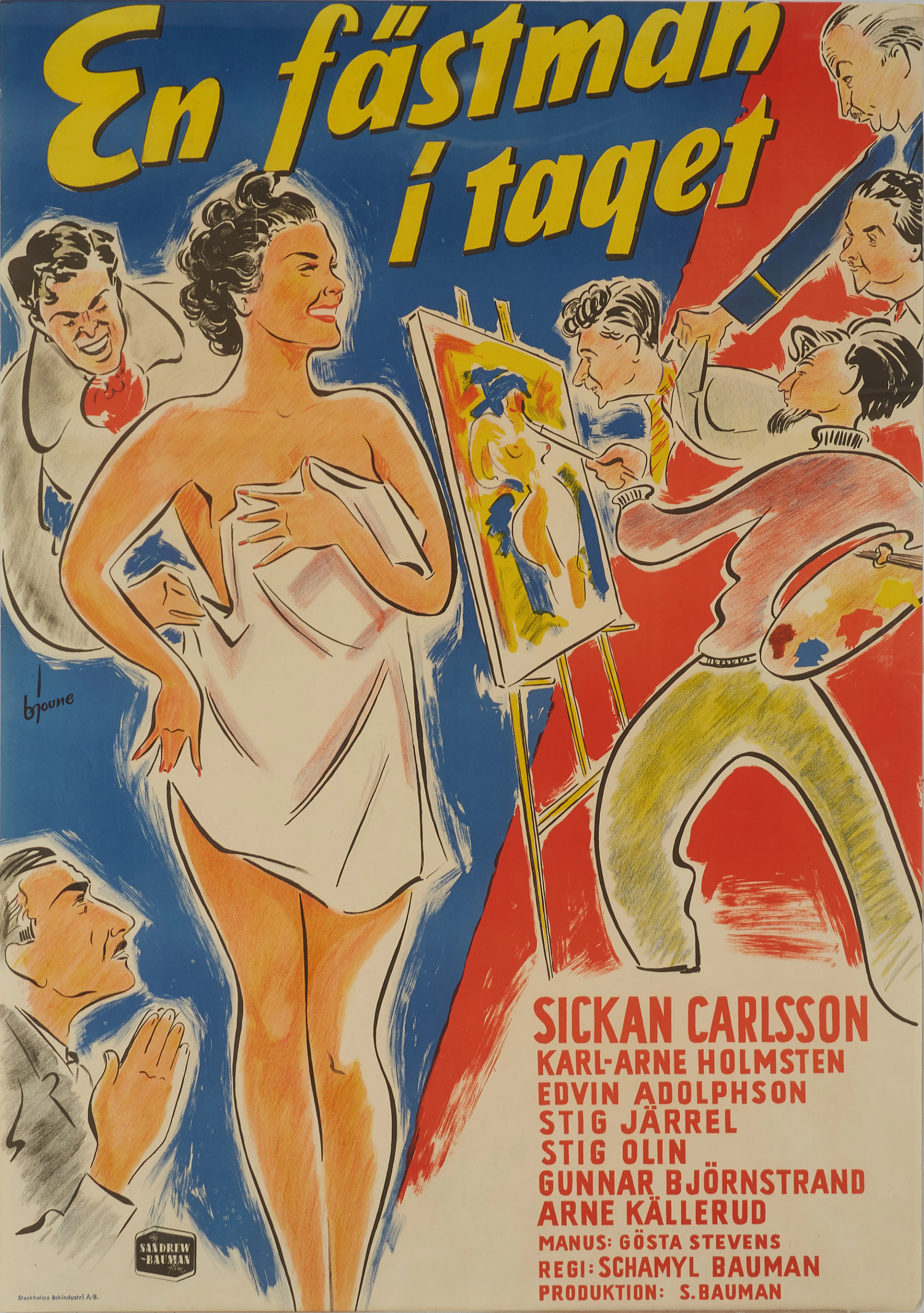 Filmaffischer Sickan Carlsson, Alice Babs mfl