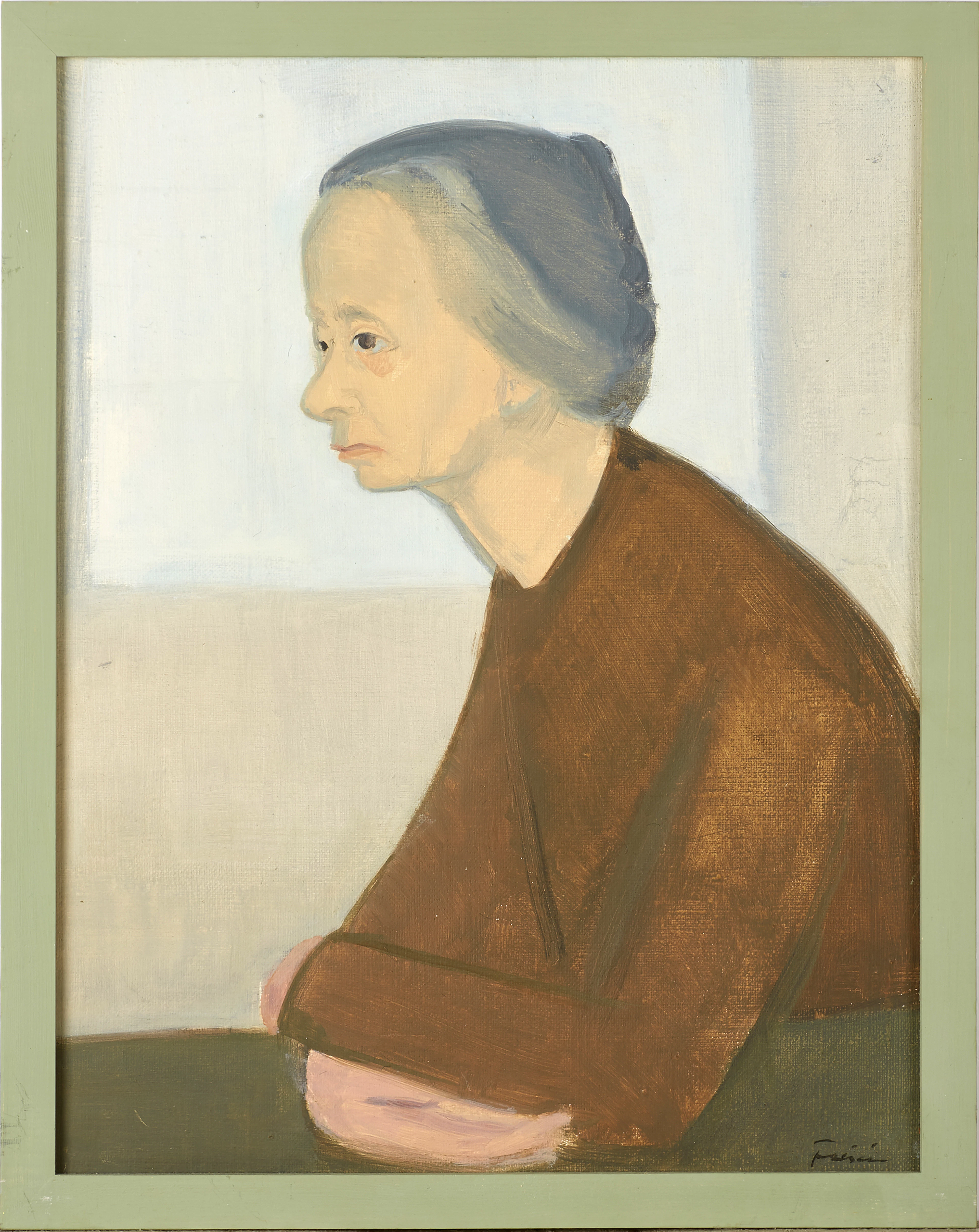 Vera Frisén oljemålning