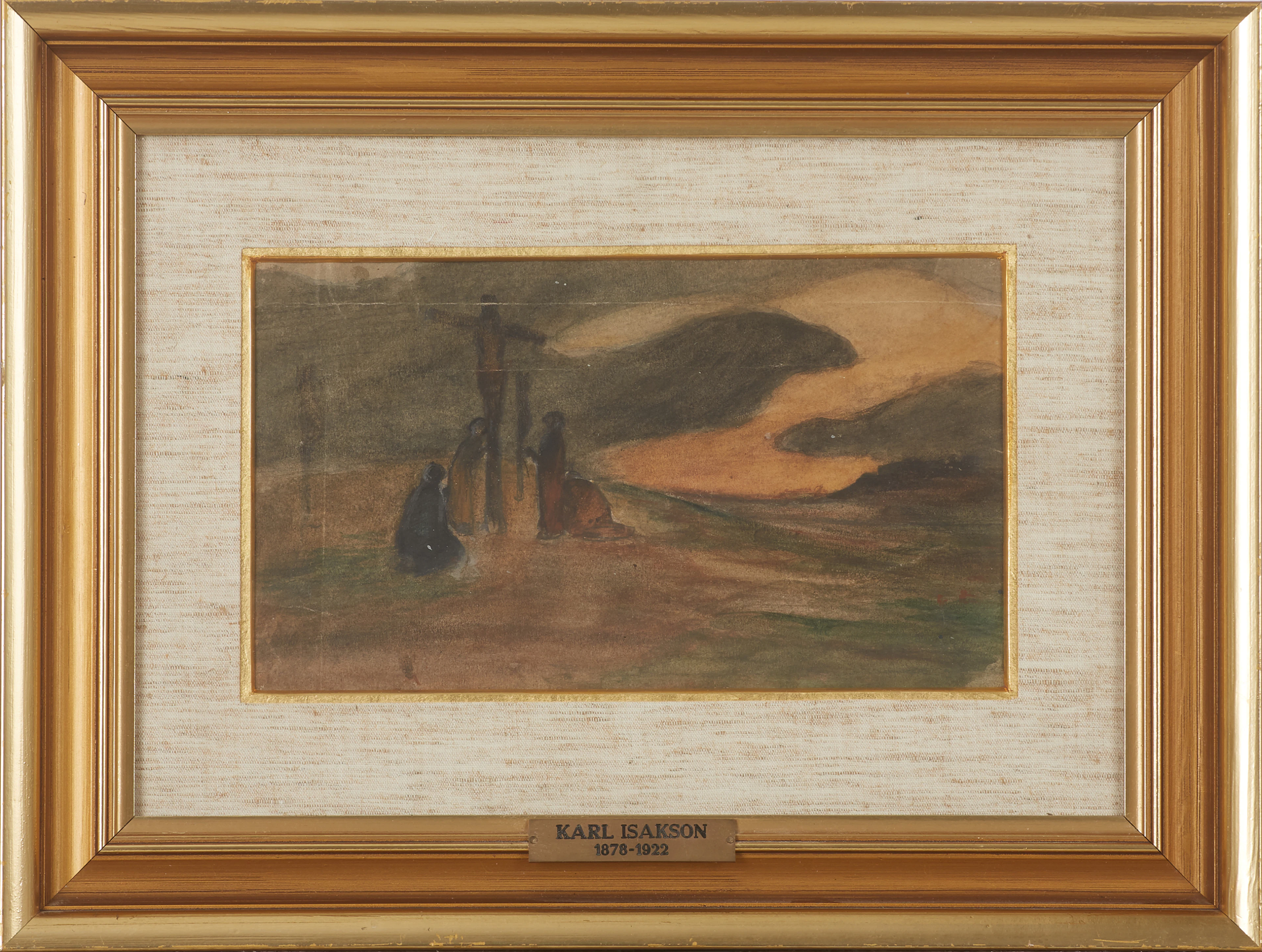 Karl Isakson akvarell