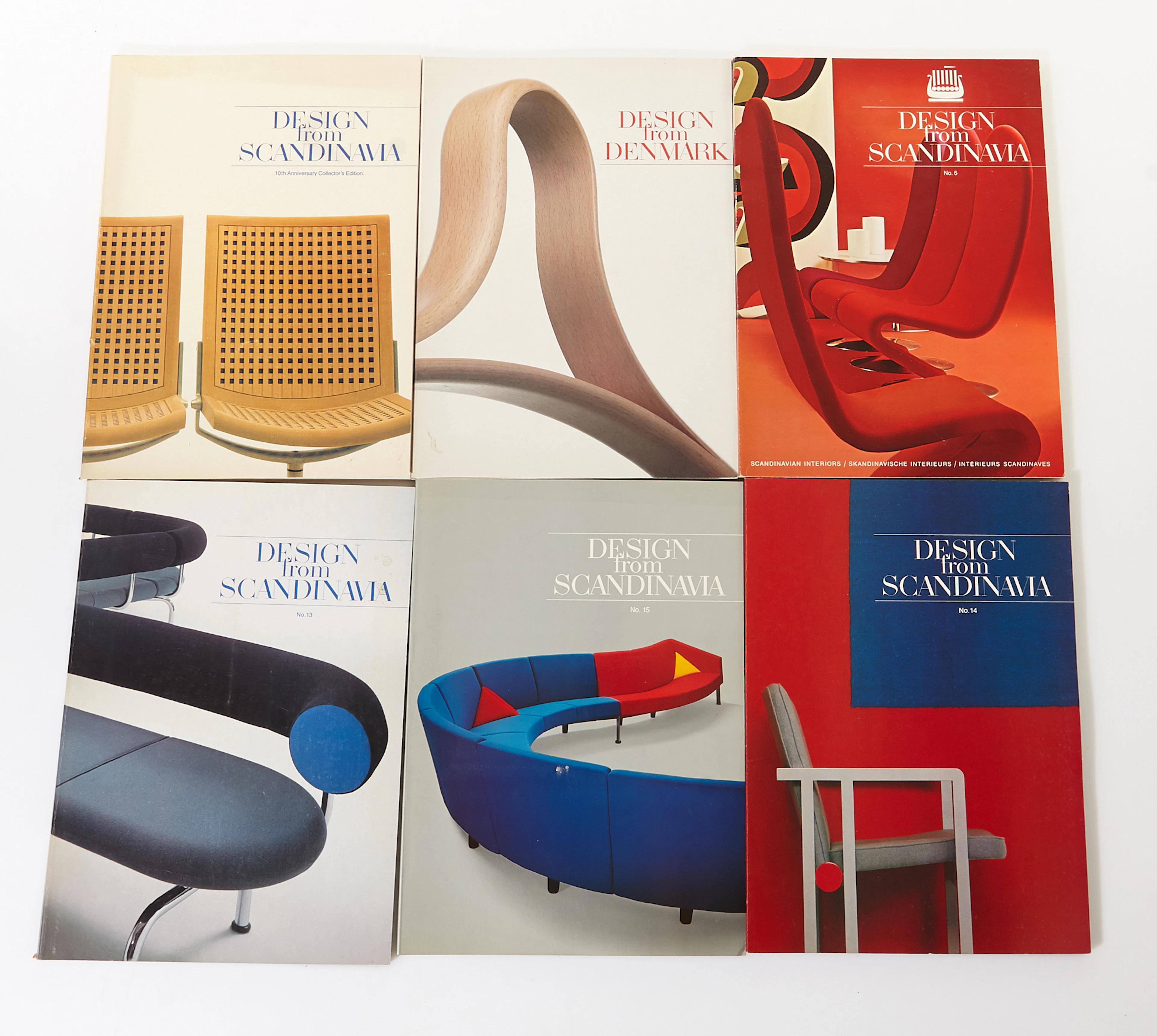 Scandinavian design magazines, 11 vol.