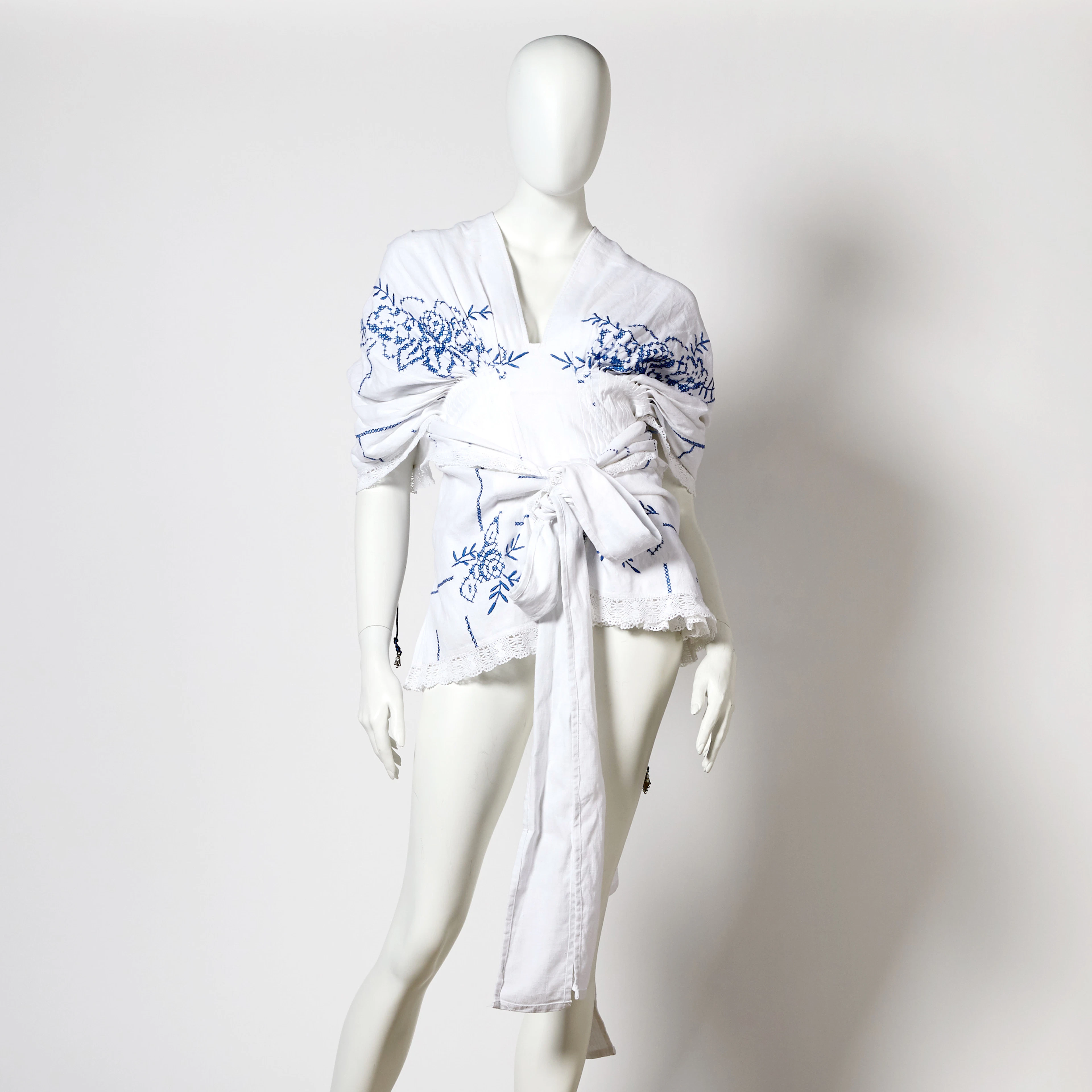 Main Nué "Apron Top" blus unikt exemplar handgjord