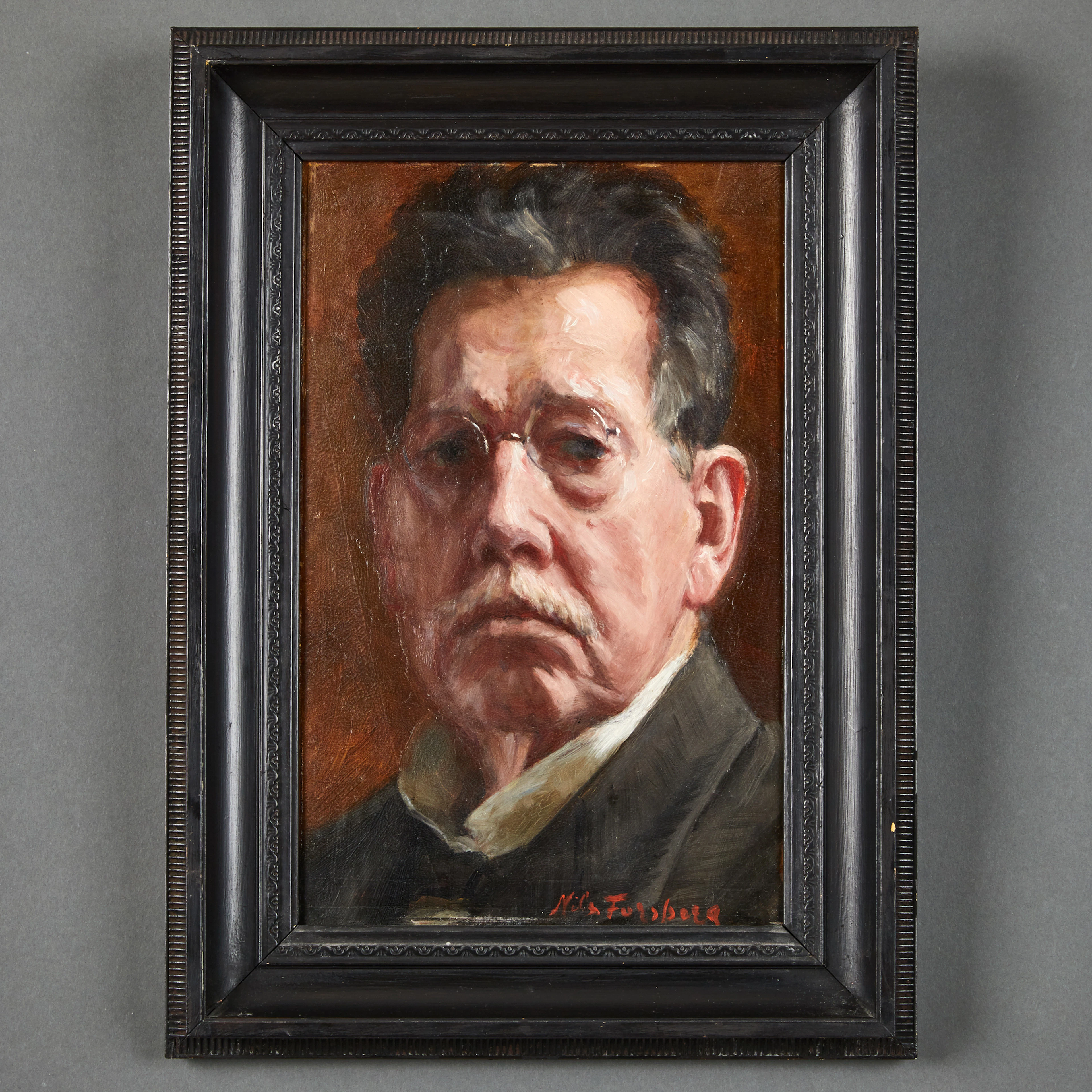 Nils Forsberg, Självporträtt