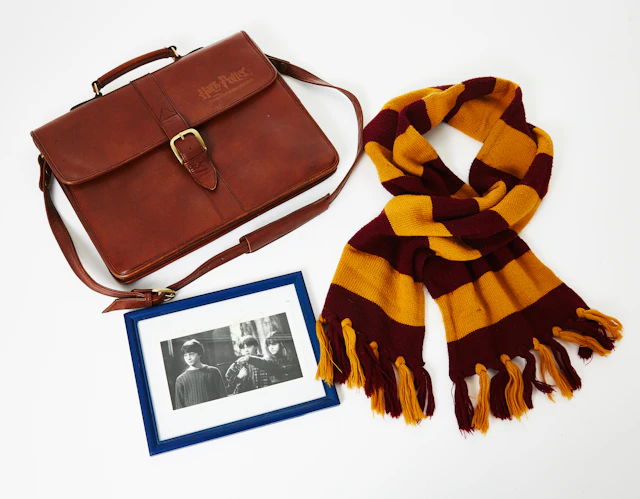 Autografer samt PR-material Harry Potter