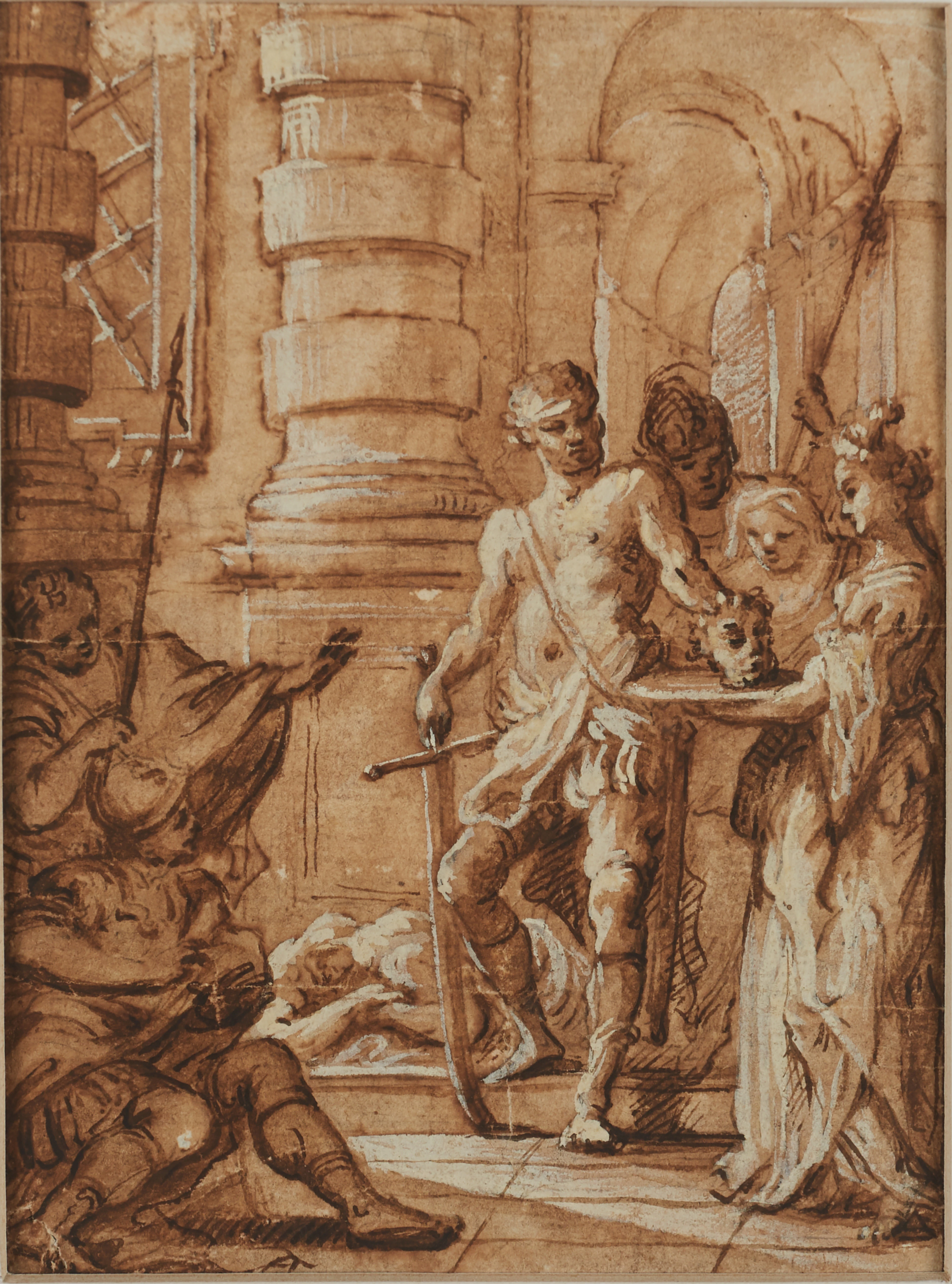 Giovanni Andrea Sirani tillskriven teckning
