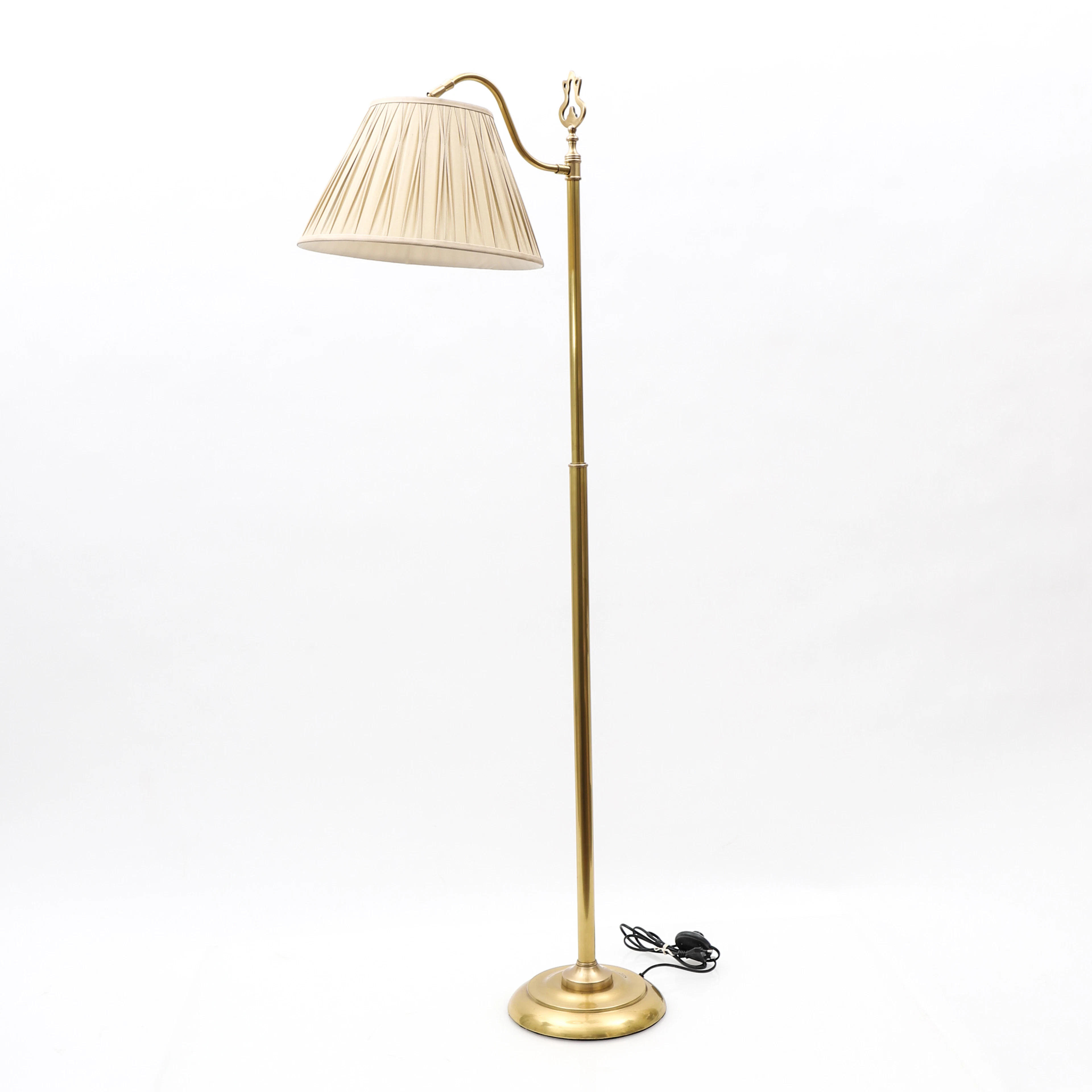 Laura Ashley Leamington Floor Lamp Antique Brass
