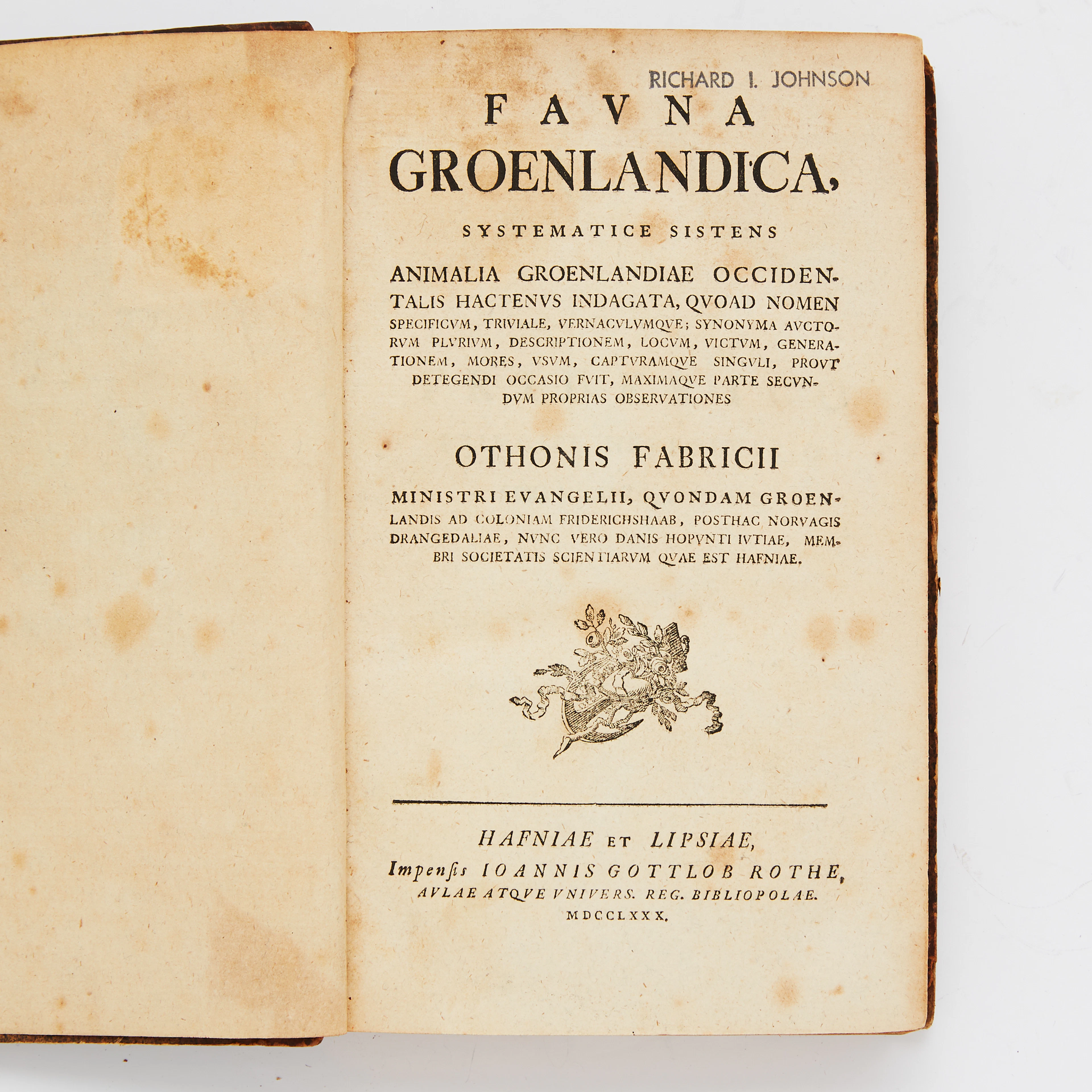Greenland Fabricius Fauna Groenlandica