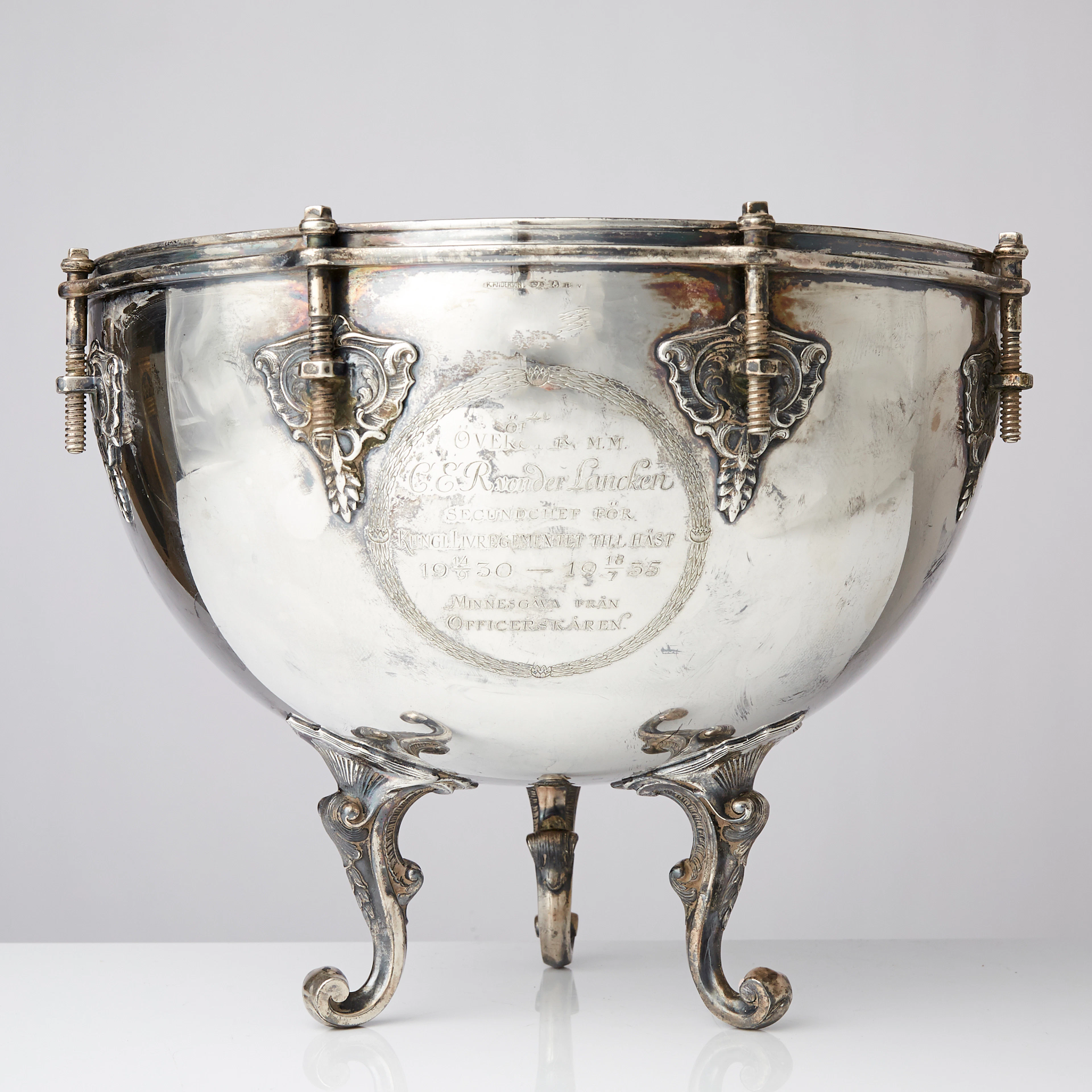 Bålskål silver Anderson Stockholm 1935