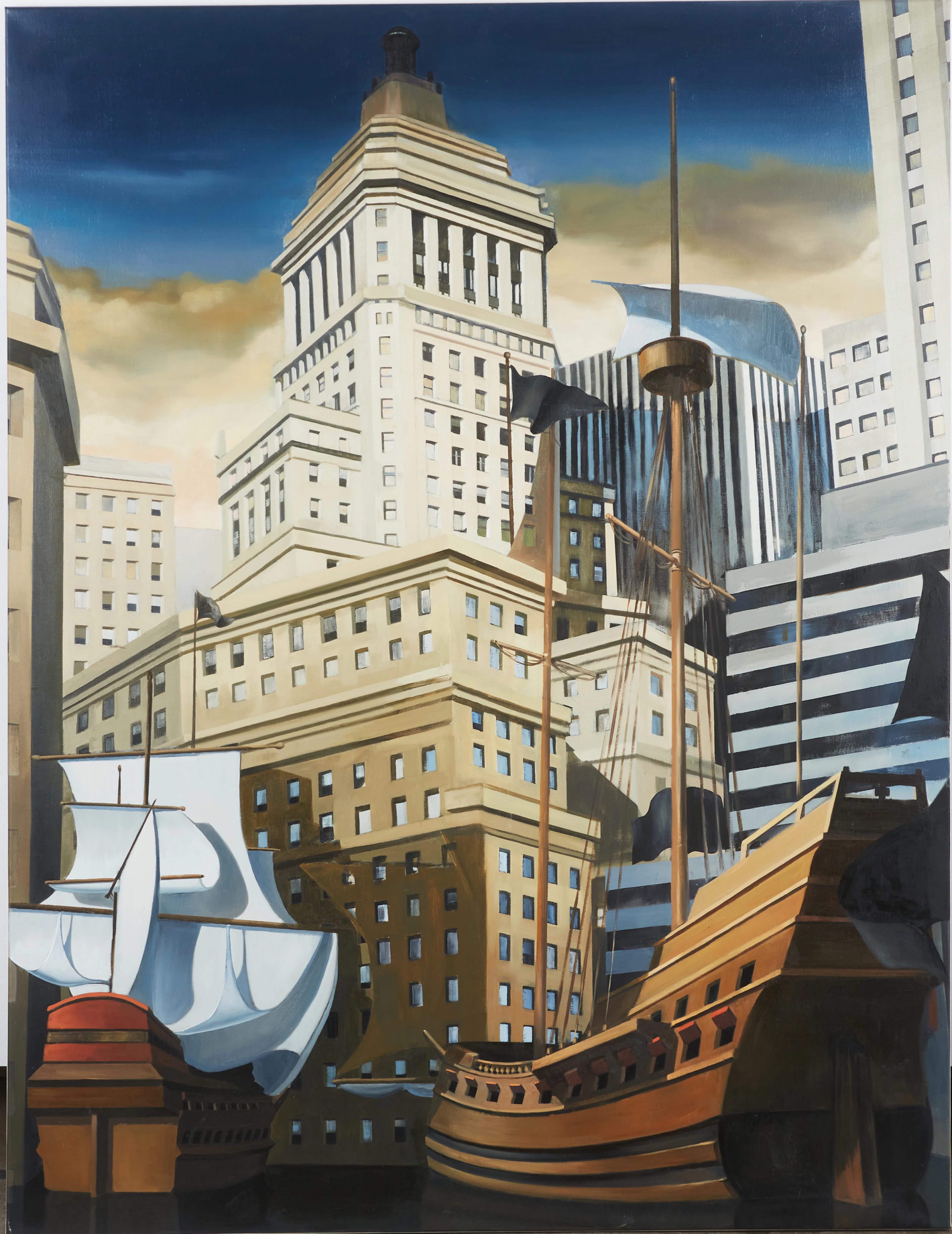 Carl Hammoud oljemålning