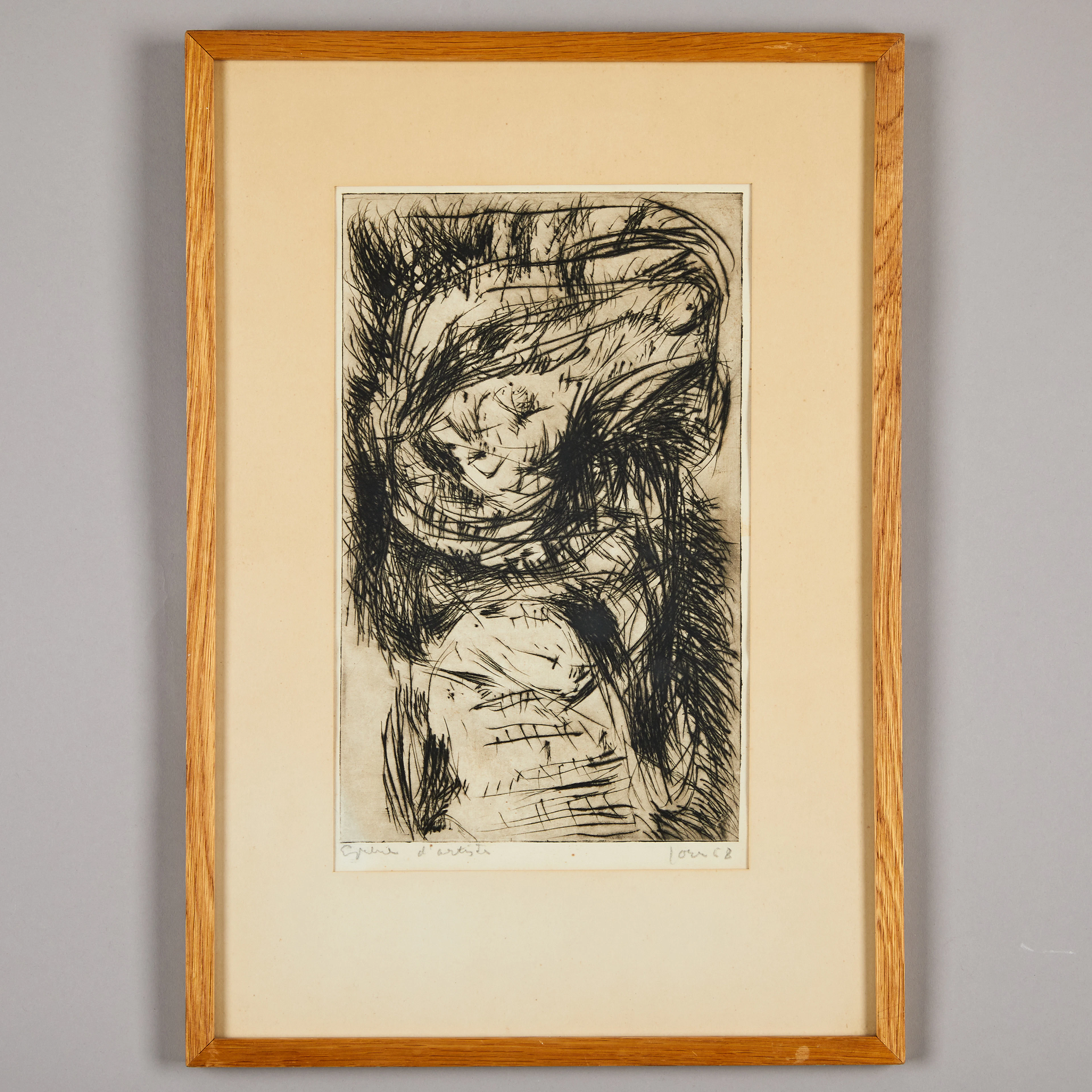 ASGER JORN (Danmark, 1914-1973): Komposition,