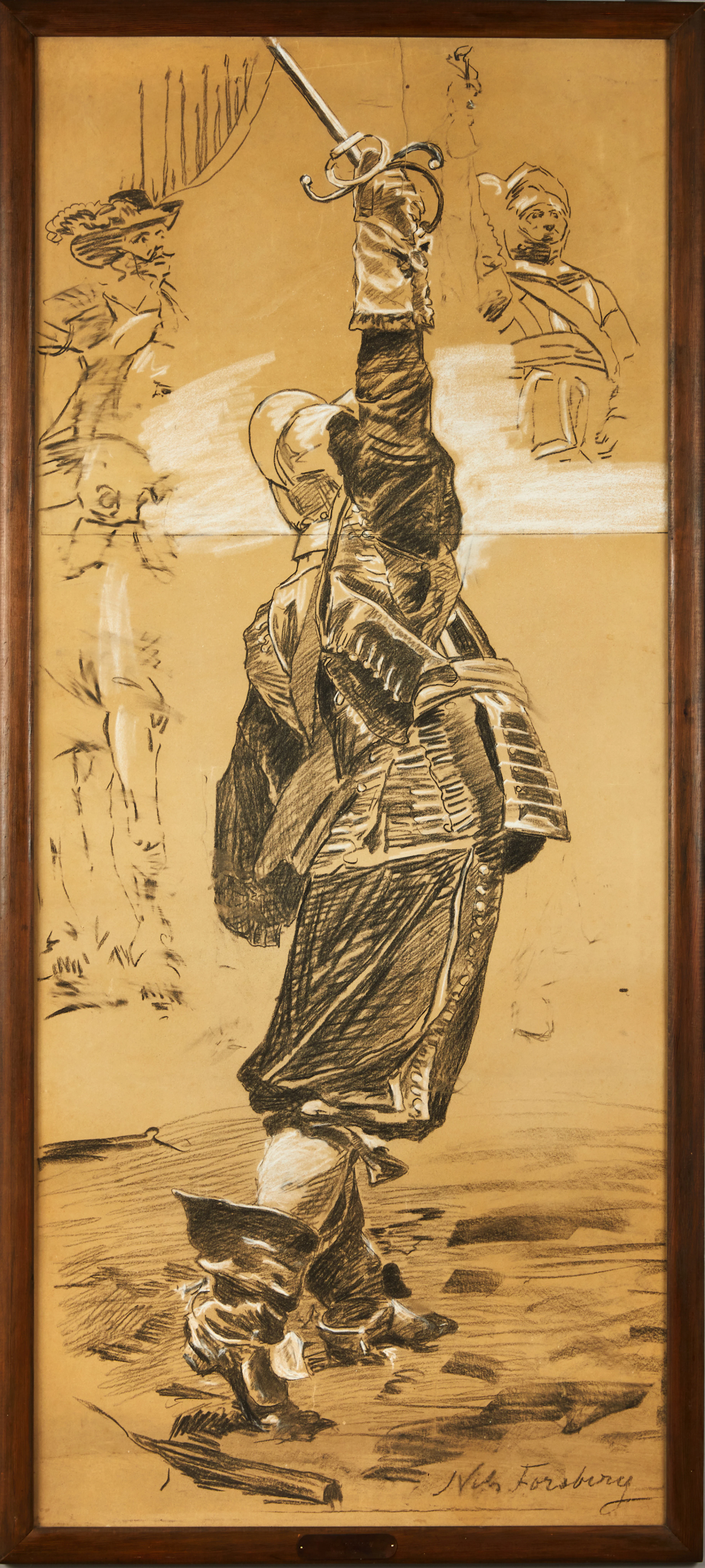 Nils Forsberg, Studie av svensk 1600-tals soldat
