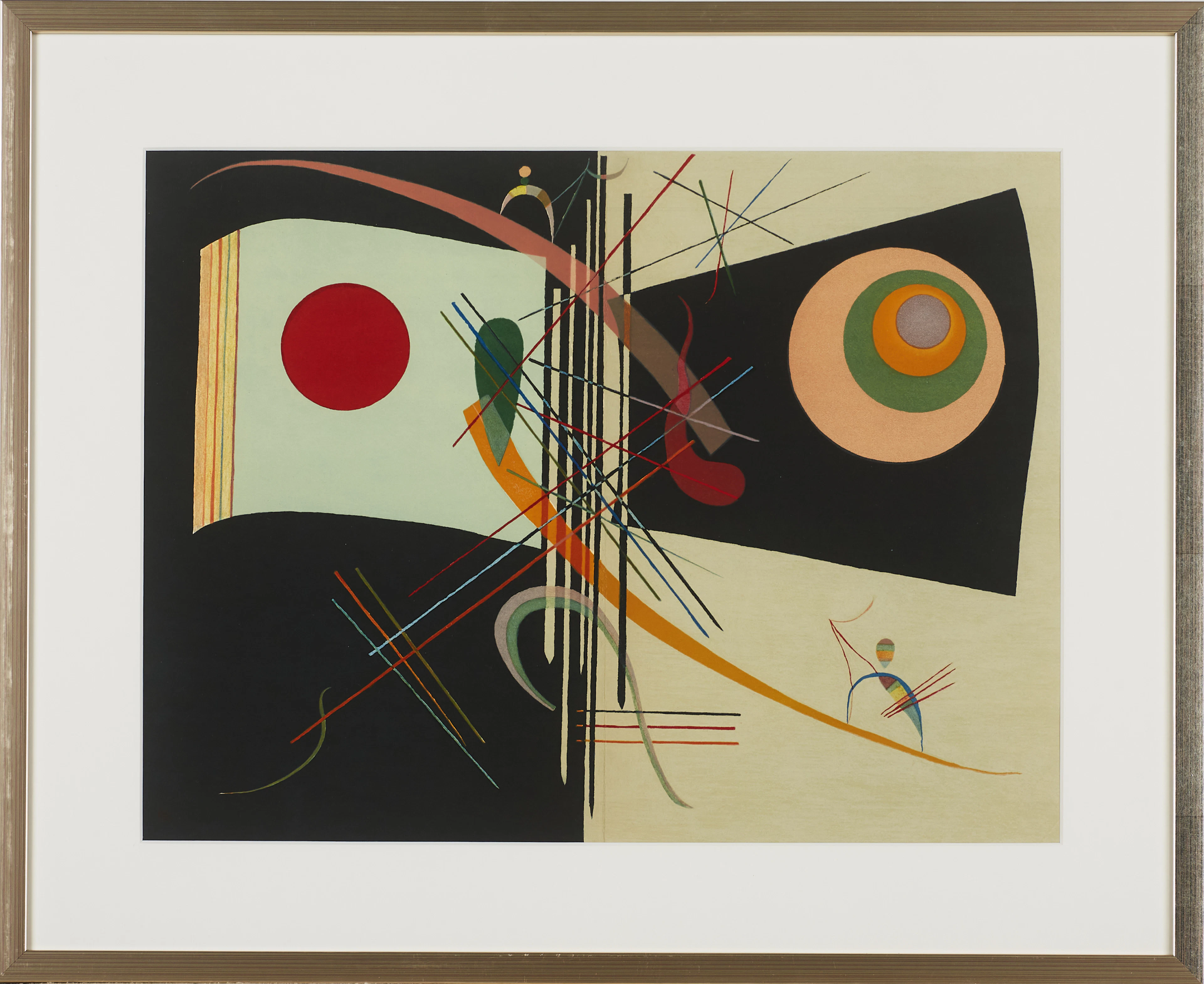 Kandinsky färglitografi