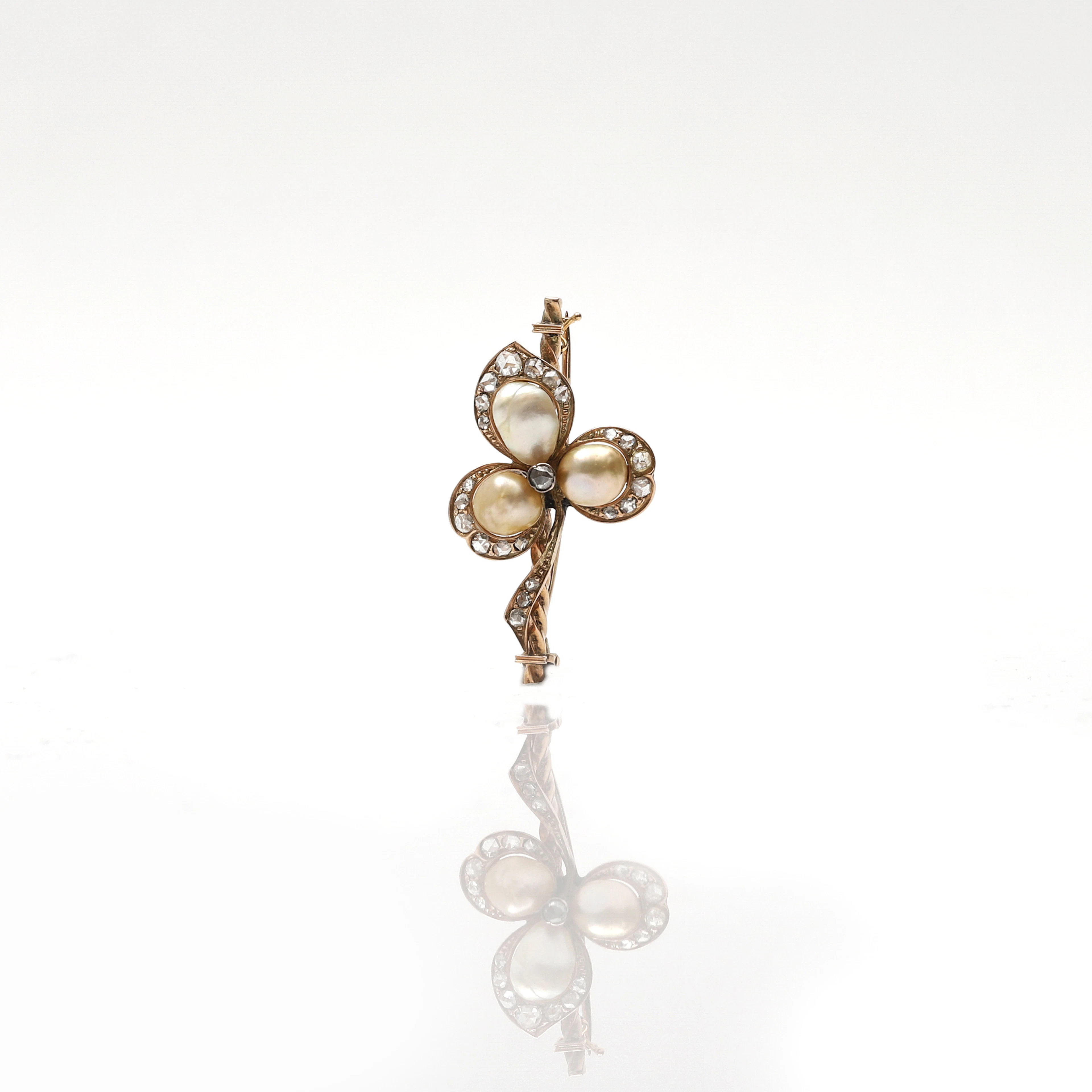 Edition Eté Brosch 14K Antik