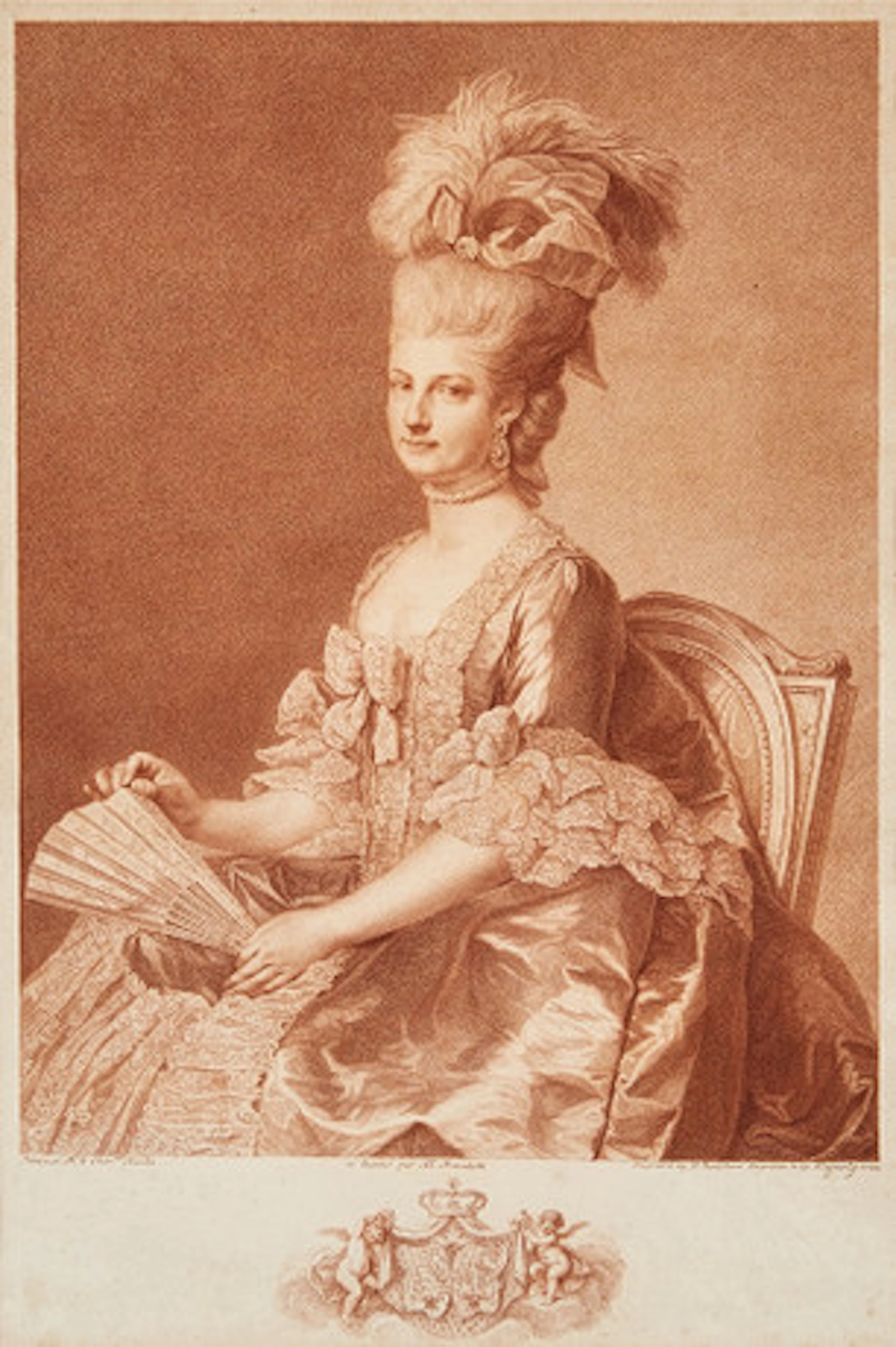 ALEXANDER ROSLIN. Efter. Maria Kristina ...