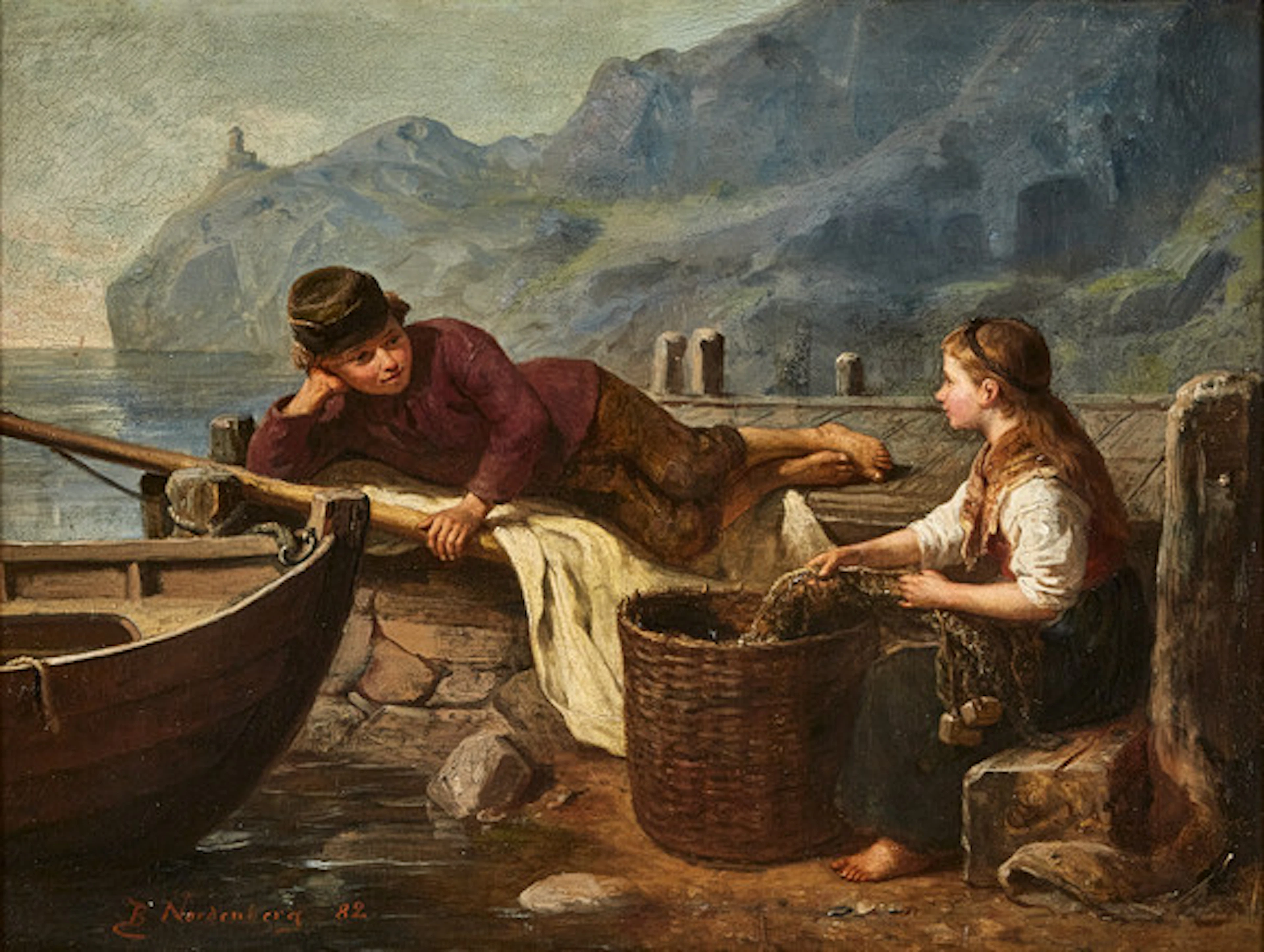 BENGT NORDENBERG. Fiskarbarn.
