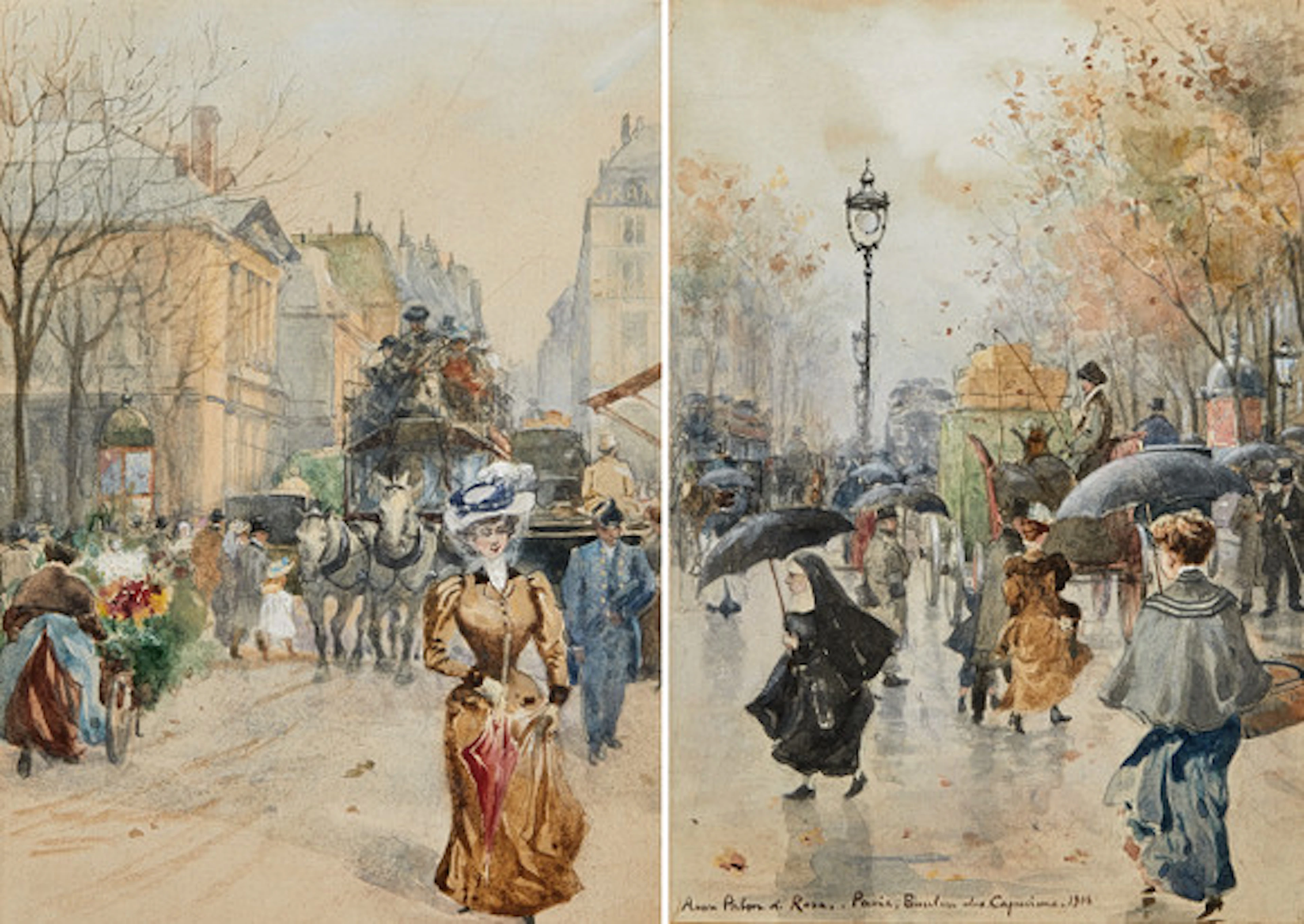 ANNA PALM DE ROSA. Motiv från Paris, ett...