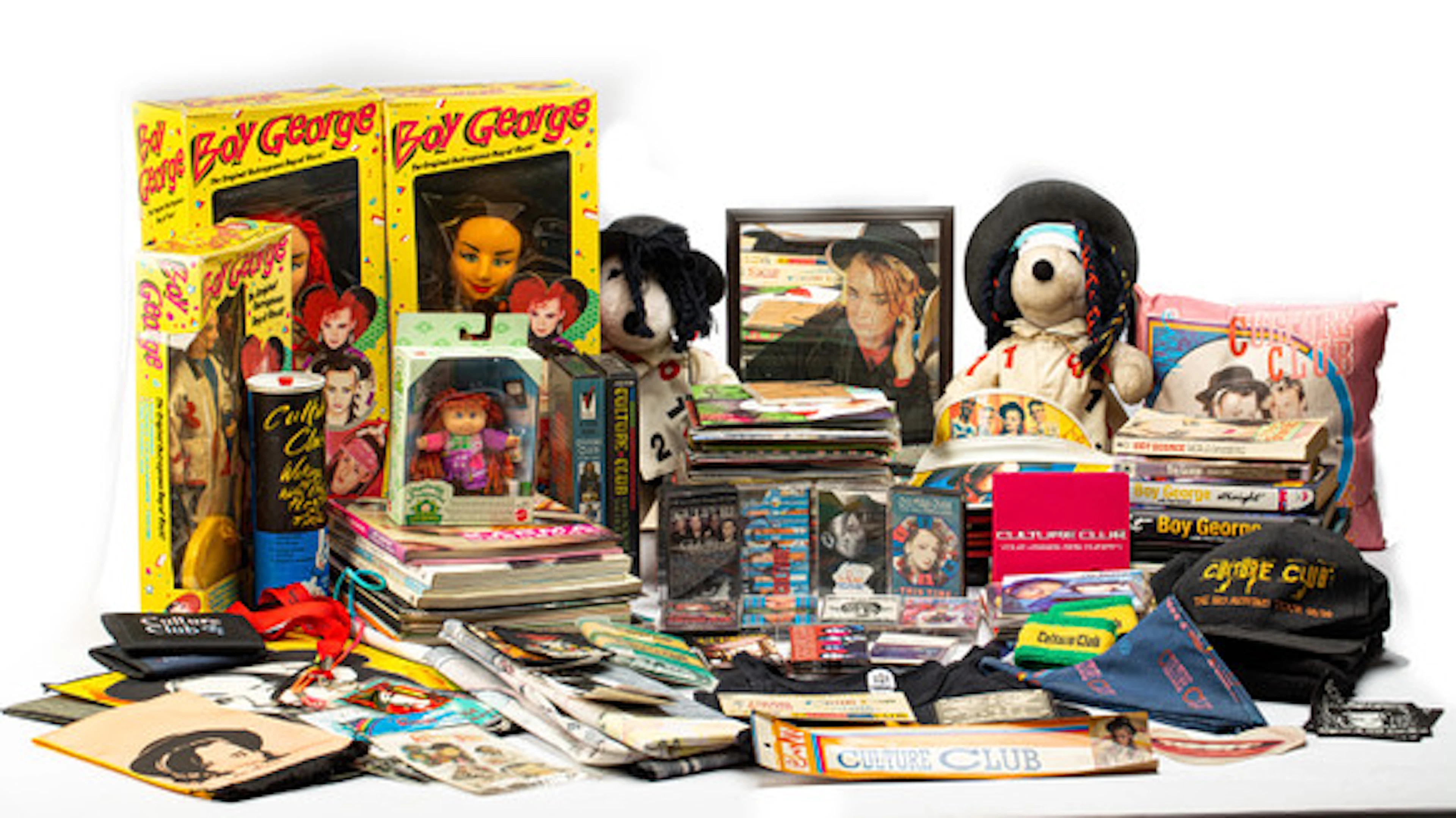 bunt massa Boy George och Kultur Club varo…