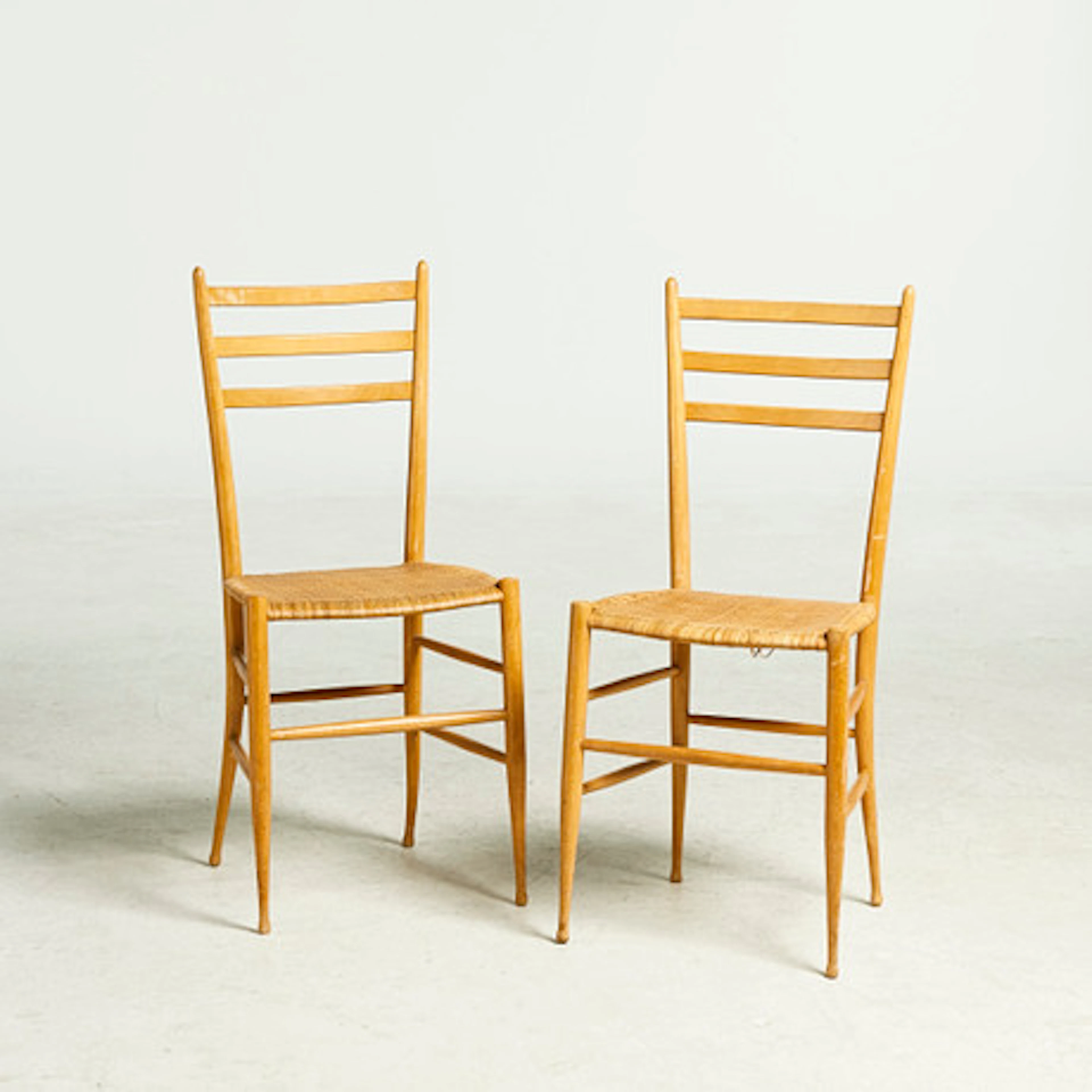 GIO PONTI. Stolar, "Superleggera", Cassina…