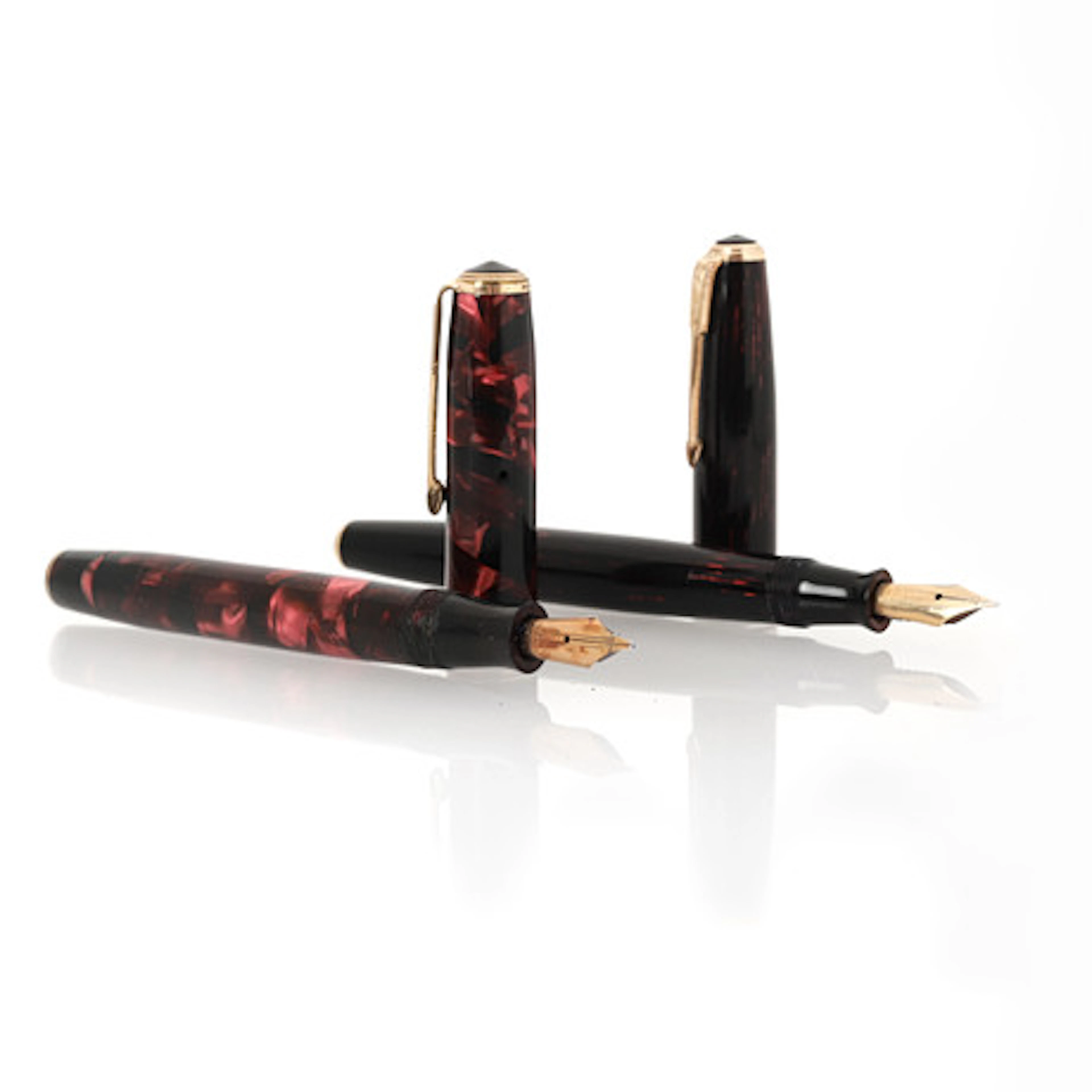 PARKER VACUMATIC FOUNTAIN PEN 2 ST 1930-TA…