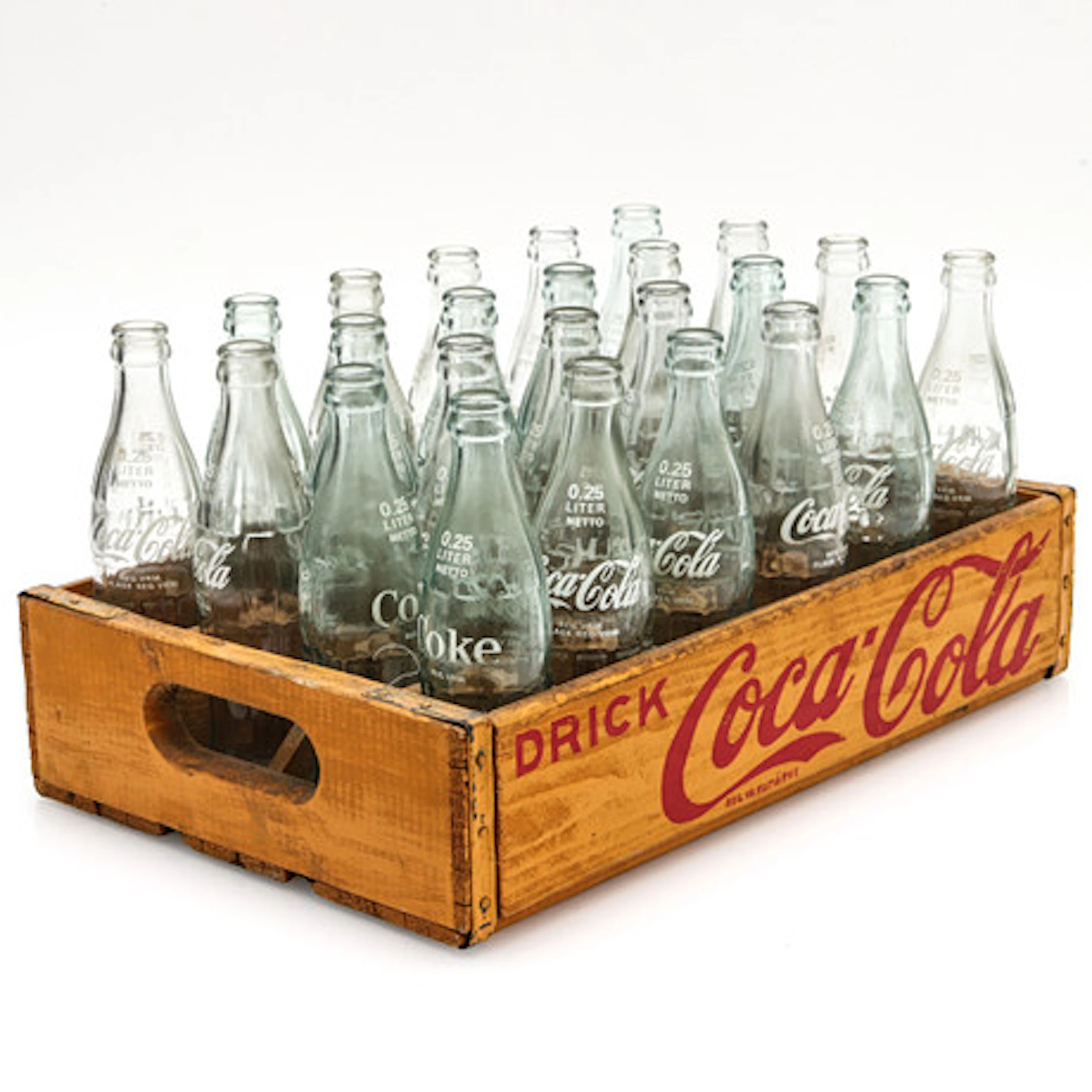 Coca-Cola back med 24 flaskor, 1900-talets…