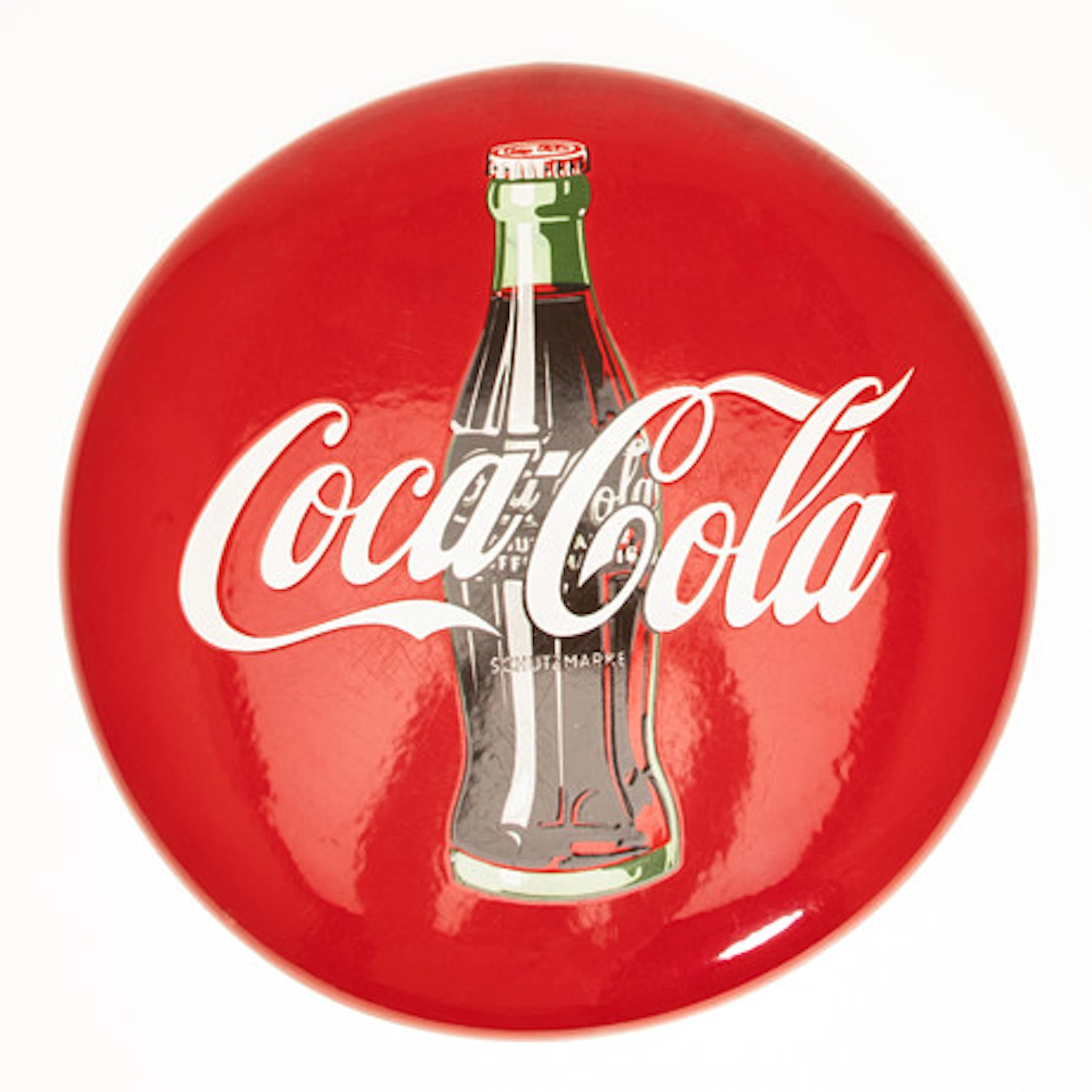 Coca-Cola Metal Reklamskylt, Emaljskylt, 1…