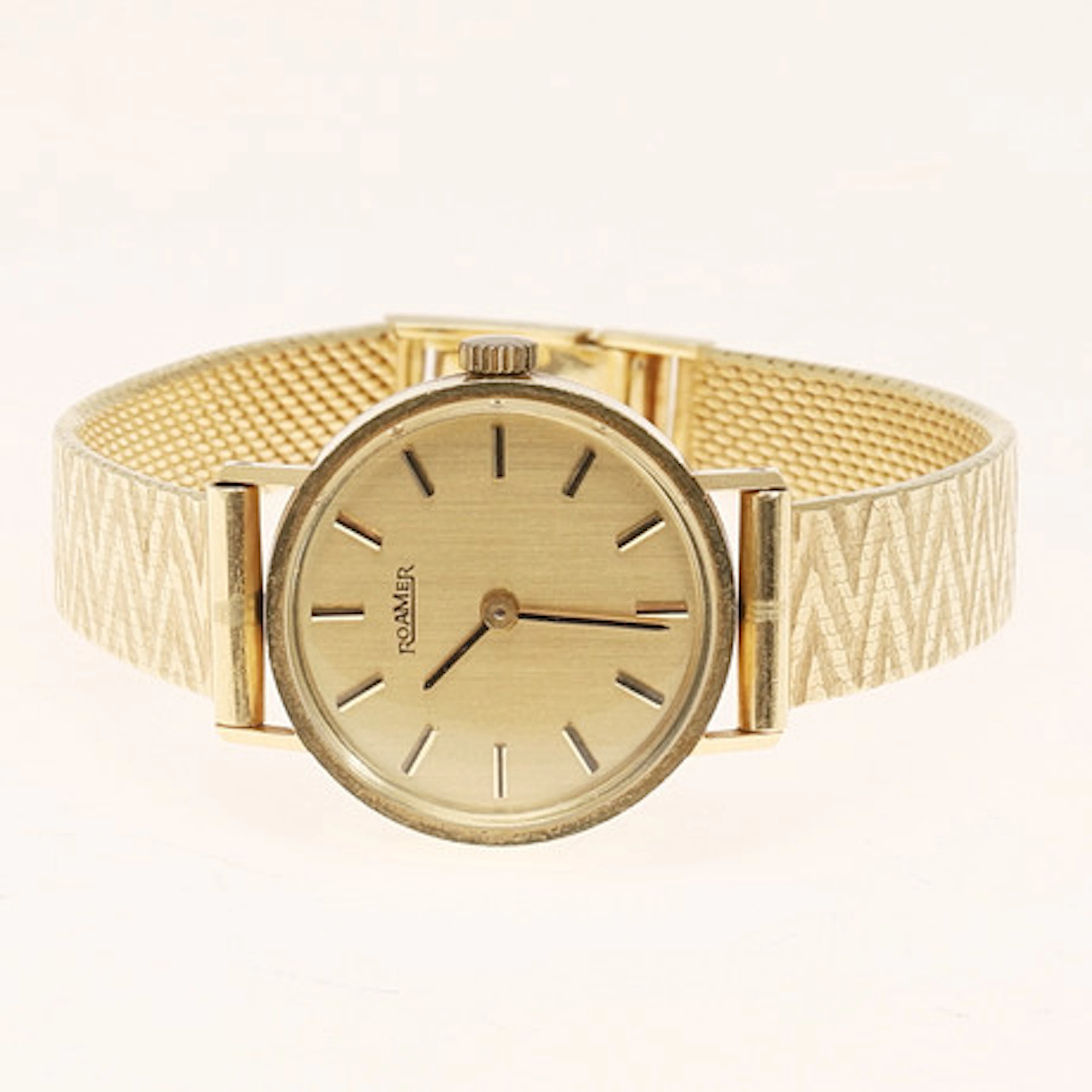 Roamer, armbandsur, manuell, 585 gult guld…