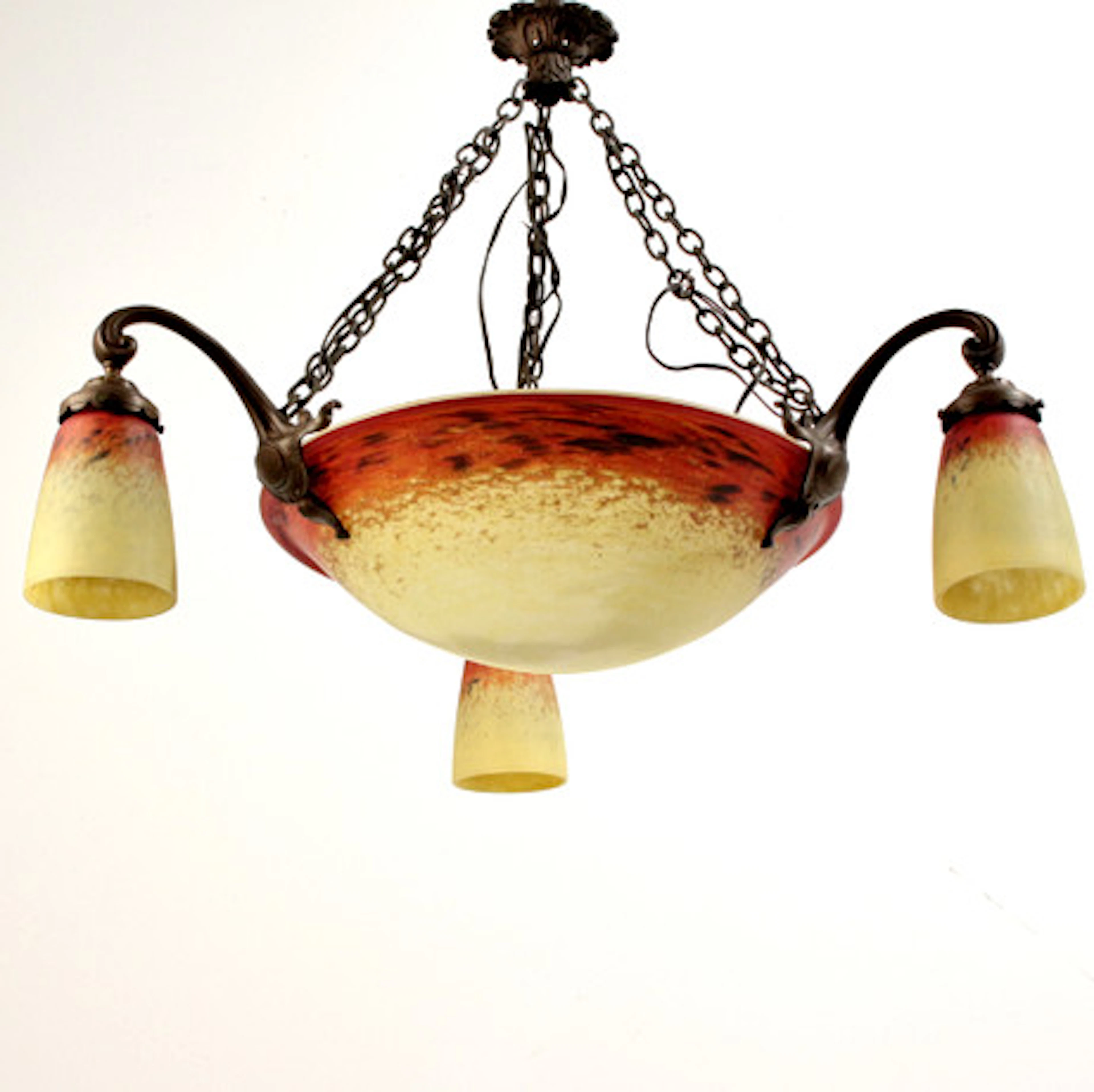 CHARLES SCHNEIDER. Glas /pate-de-verre tak…