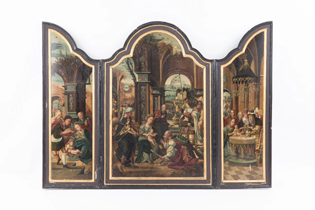PIETER COECKE VAN AELST. Efter. Målning, T…