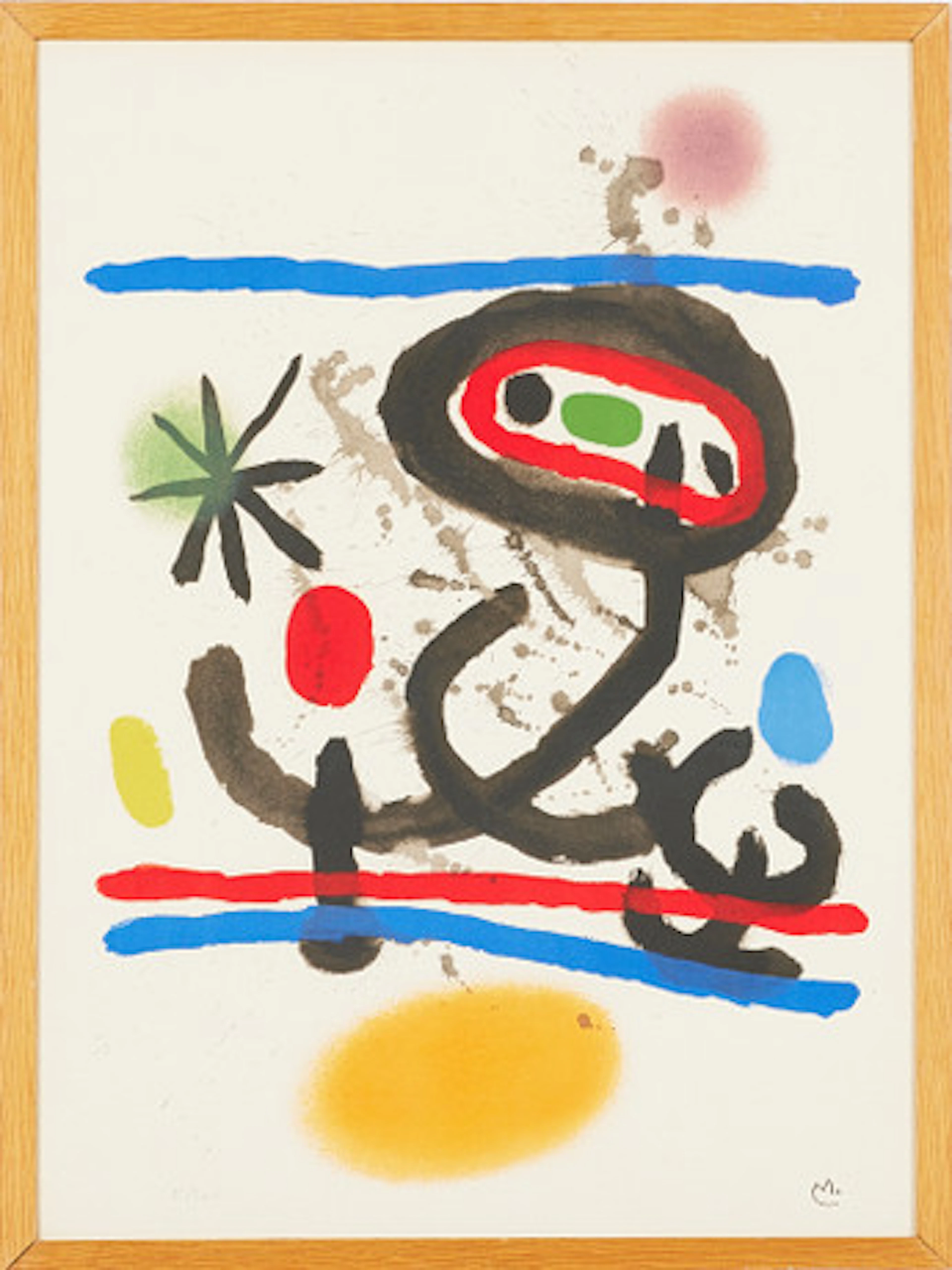 JOAN MIRÓ. Affisch, "Céramique murale pour…