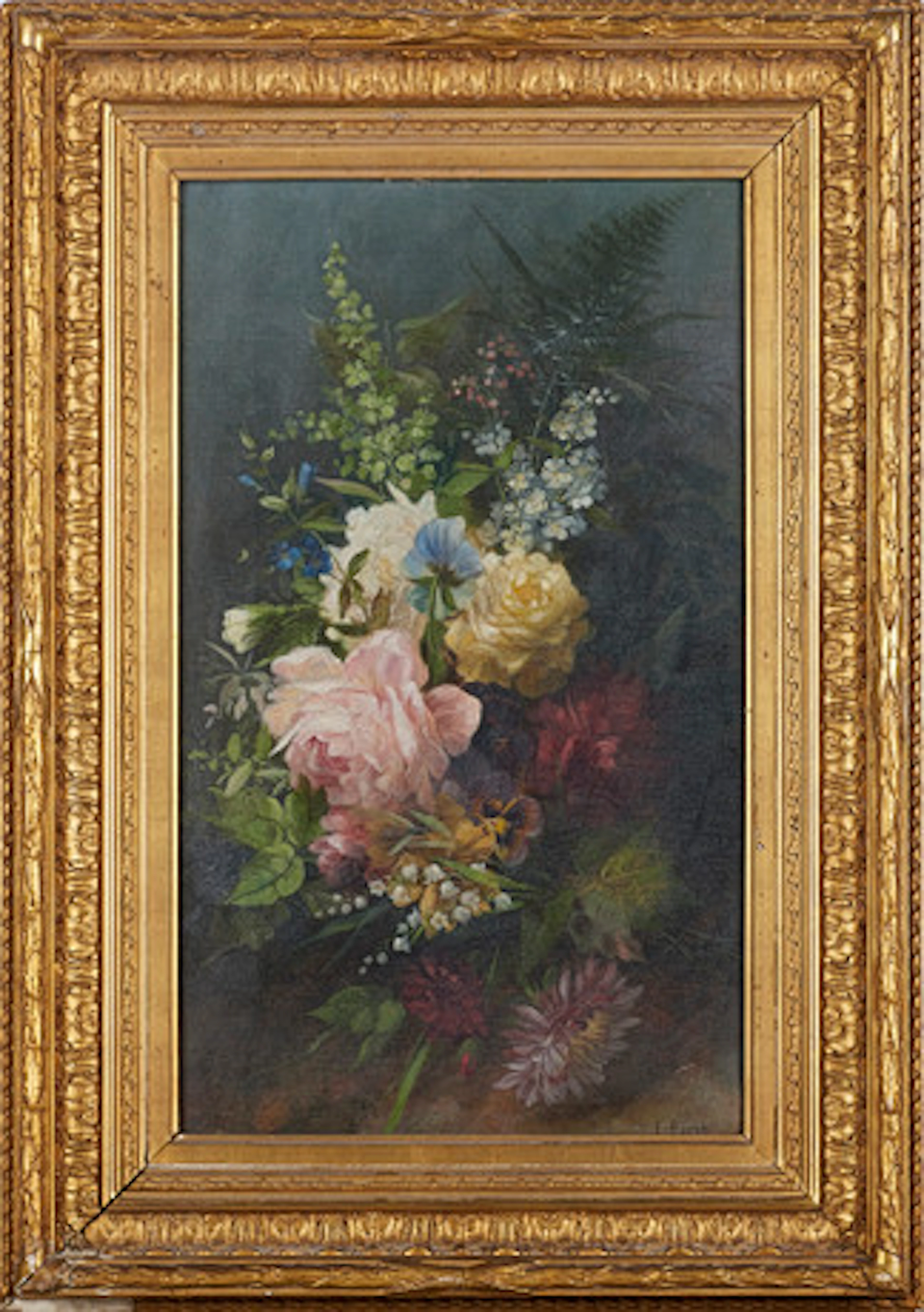 EDVARD AUGUST BERGH (1853-1915). Blomsters…
