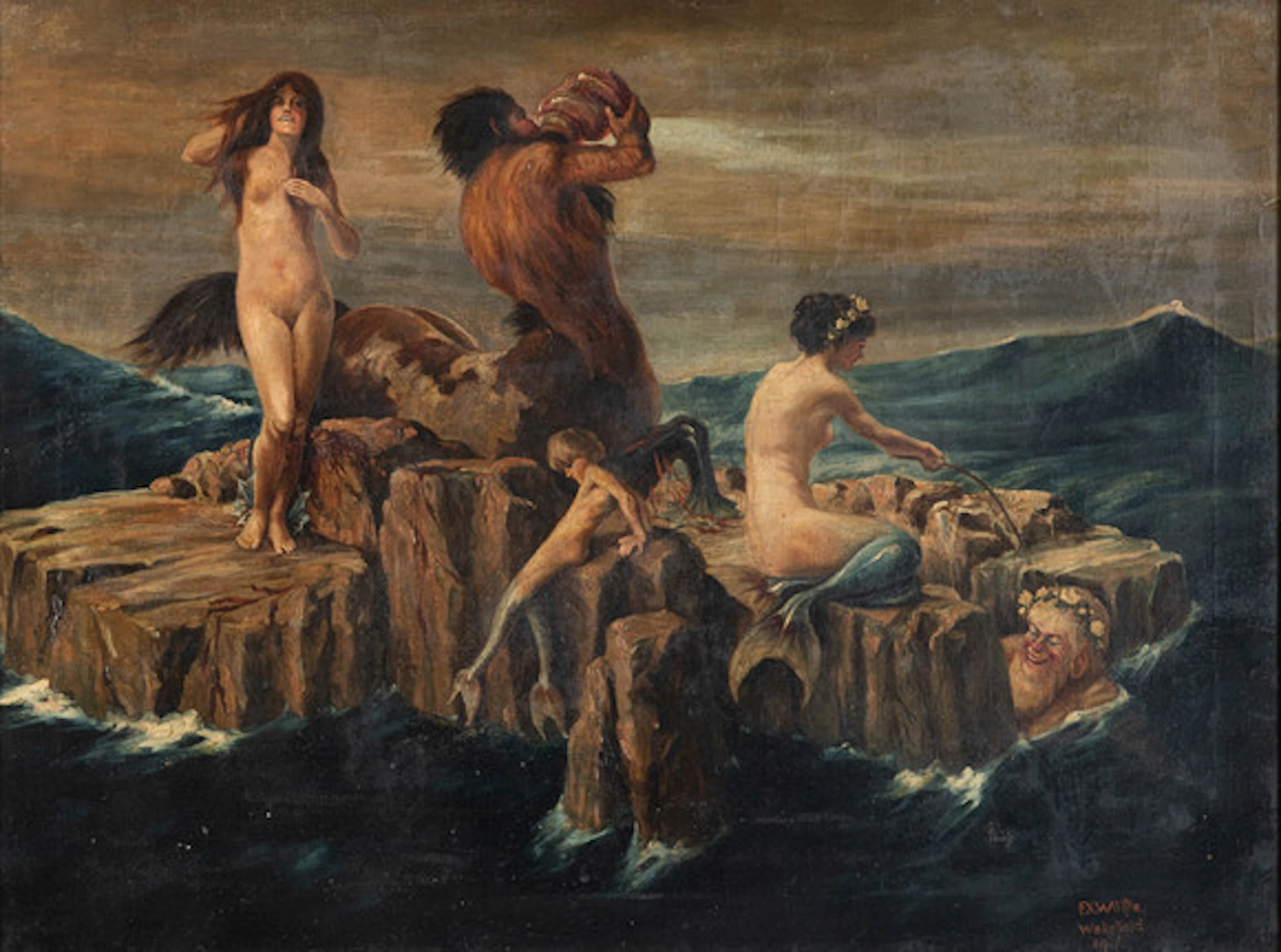 FRANZ XAVER WÖLFLE (1887-1972). Neptunus l…