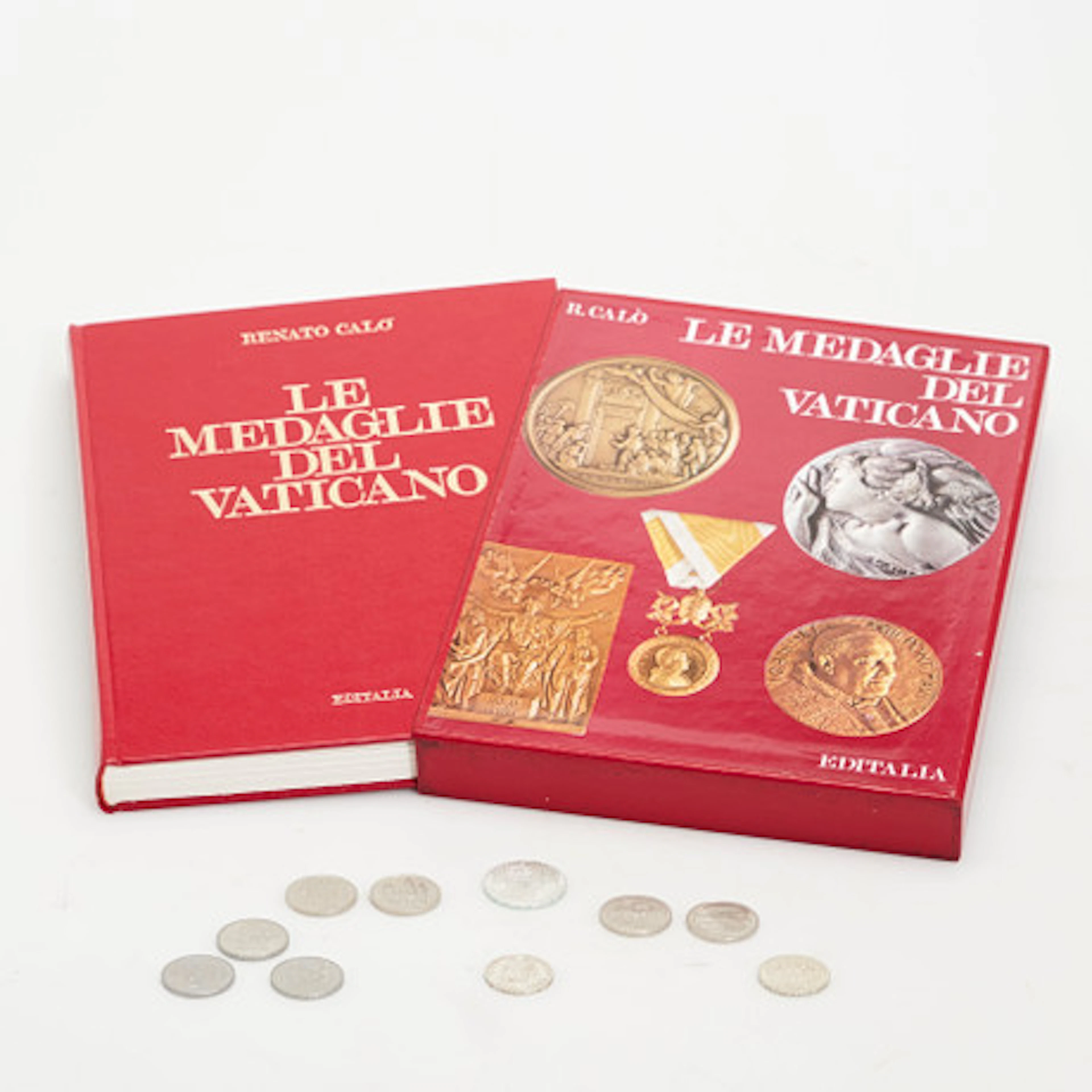 blandat mynt och bok, ”Le Medaglie del Vat…