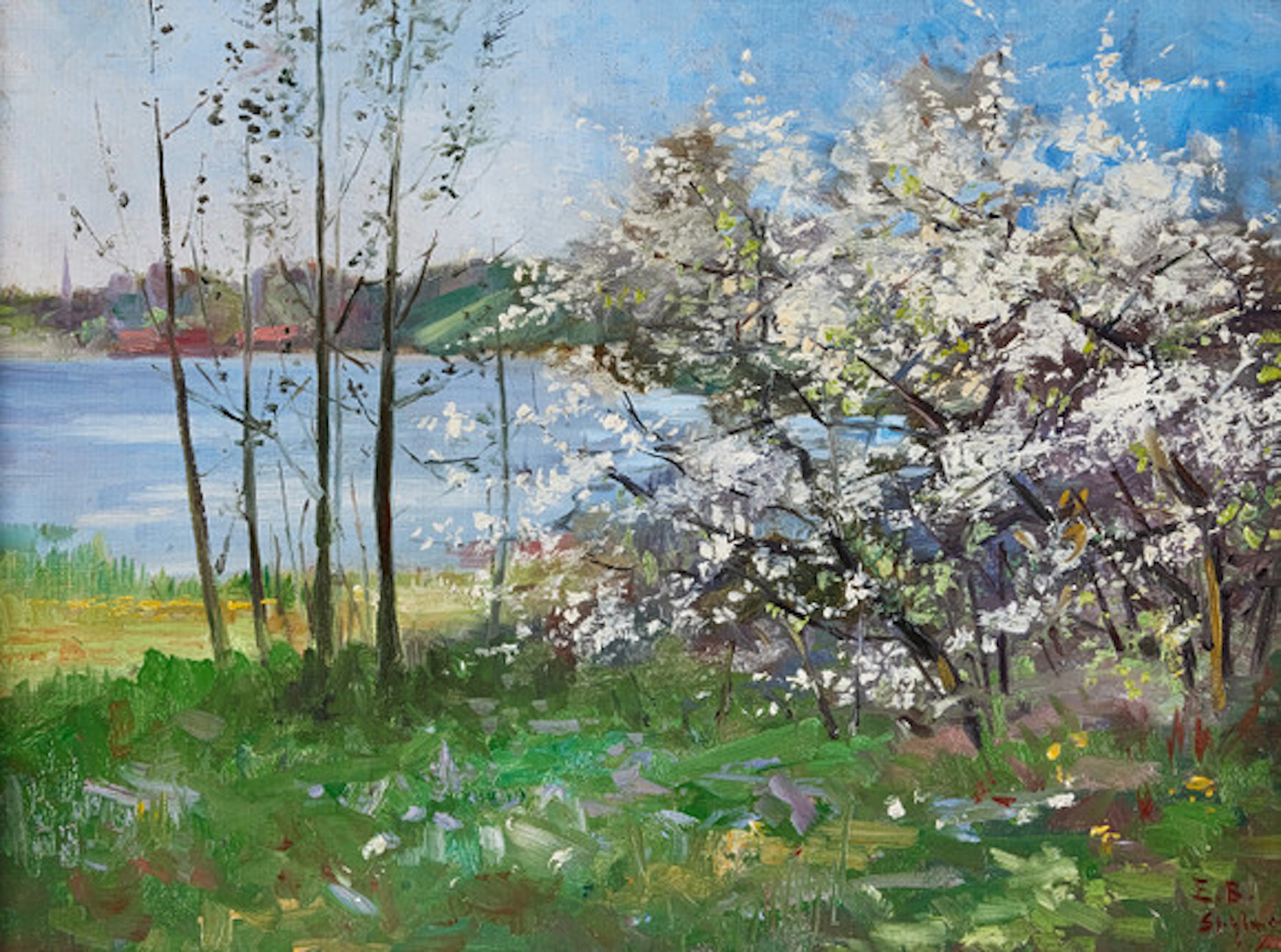 EVA BONNIER (1857-1909), TILLSKRIVEN. Blom…