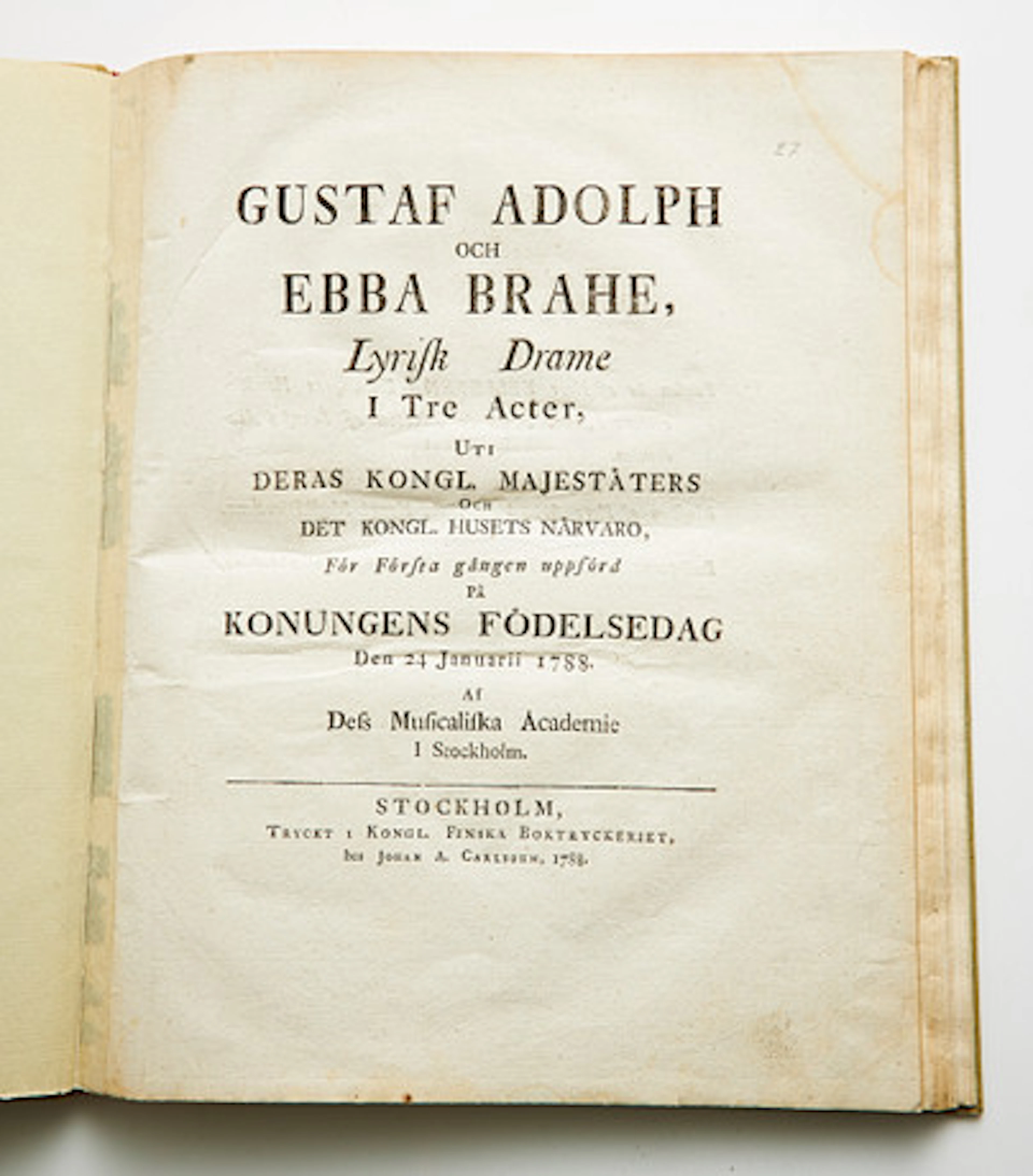Kellgren Gustaf Adolph och Ebba Brahe från…